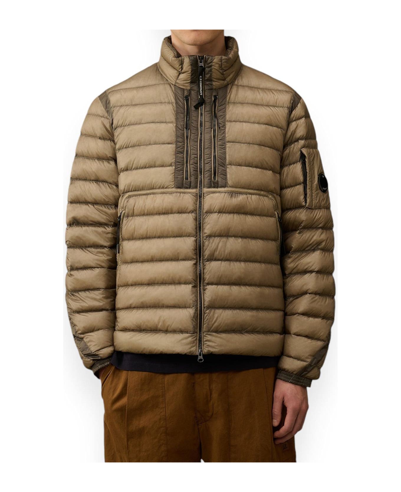 Quilted Zipped Jacket C.p. Company | italist