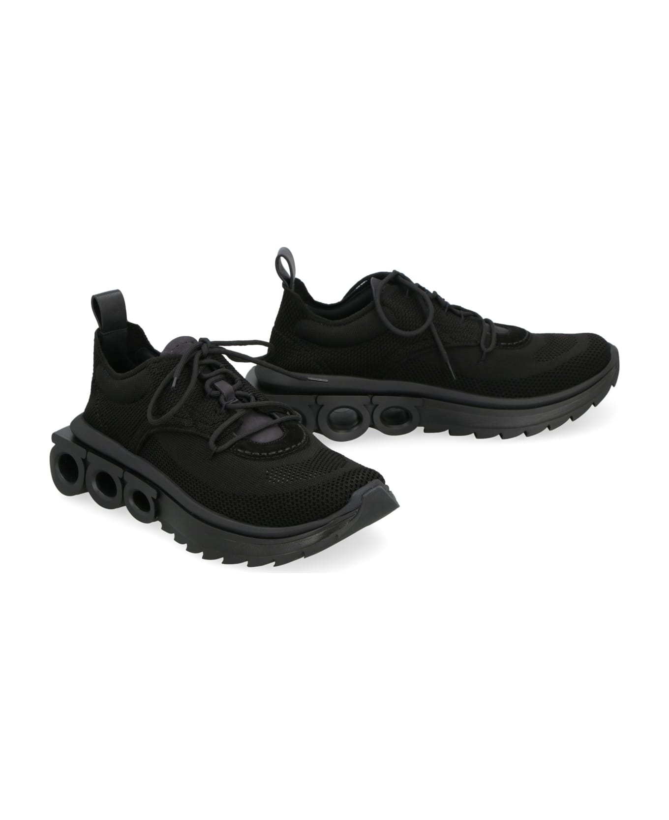 Ferragamo Nima Running Sneakers - black
