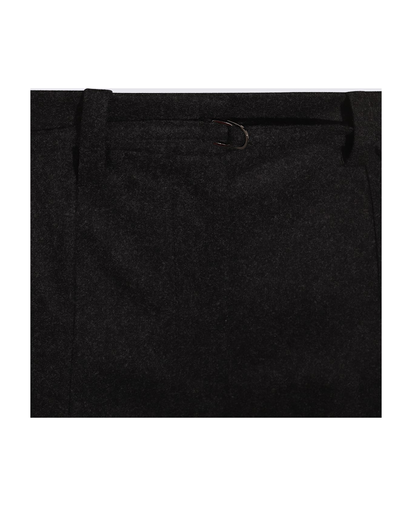 Brunello Cucinelli Black Wool Pants - Gray