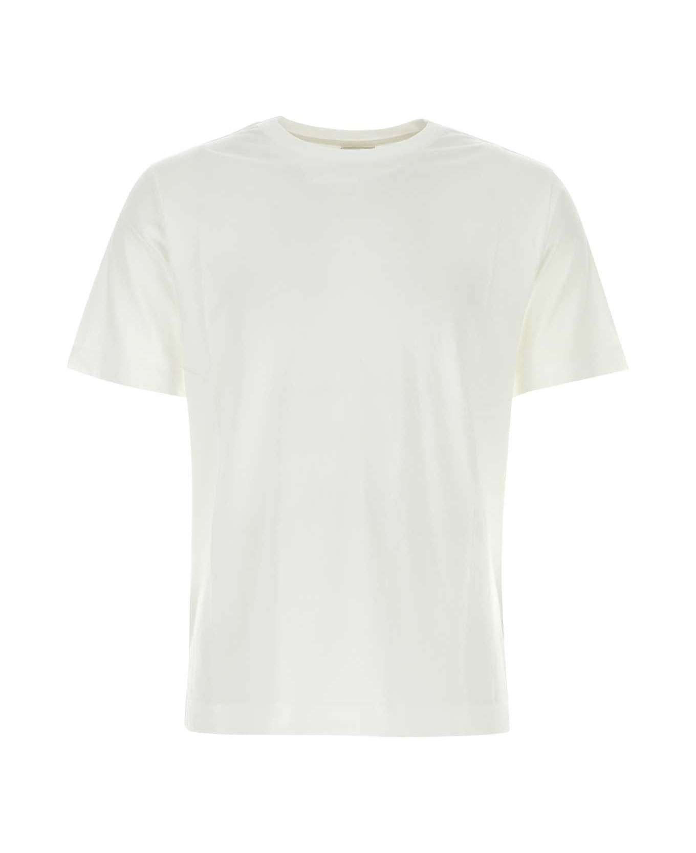 Dries Van Noten White Cotton T-shirt - White