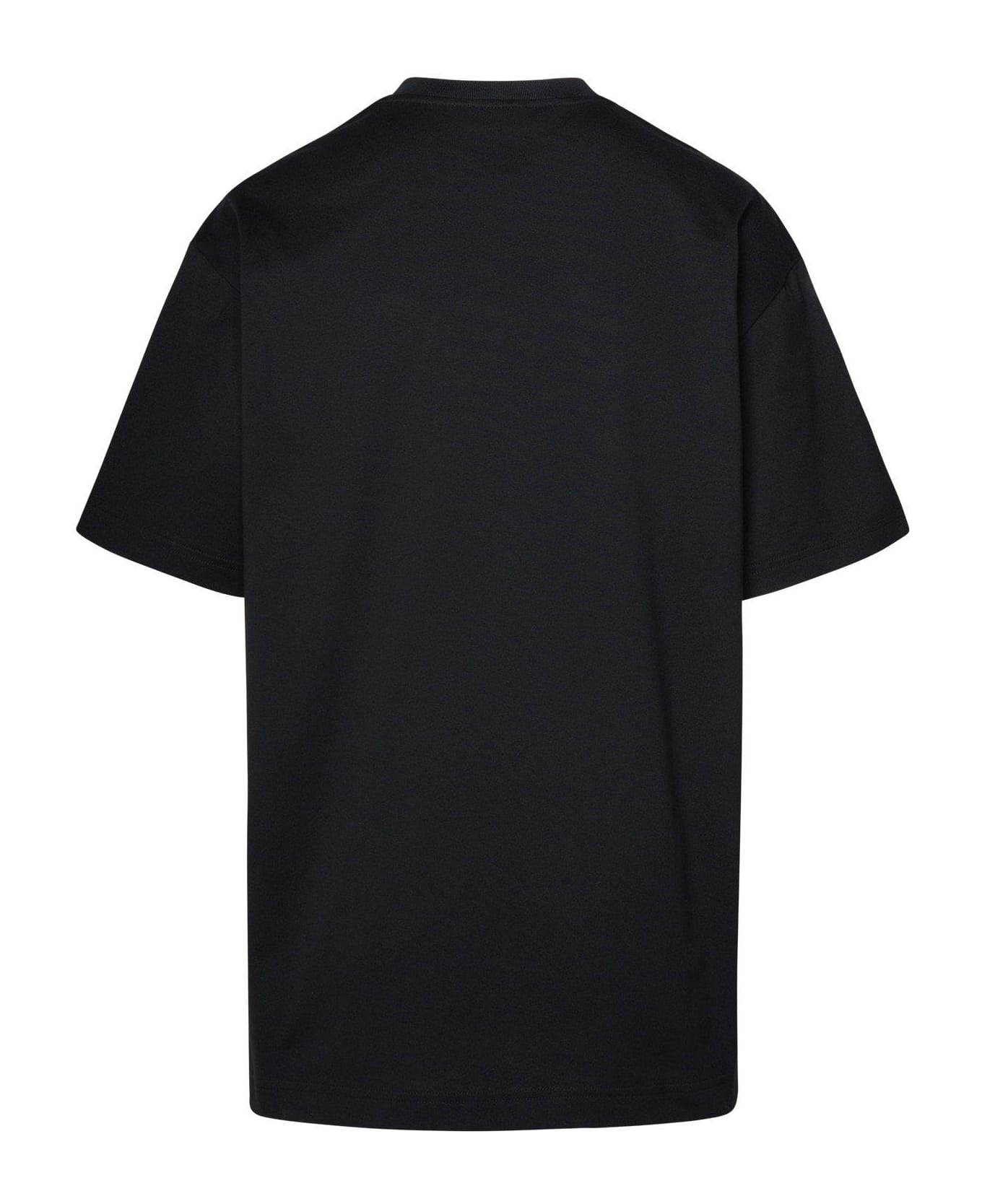Etro Logo Embroidered Oversized T-shirt - BLACK