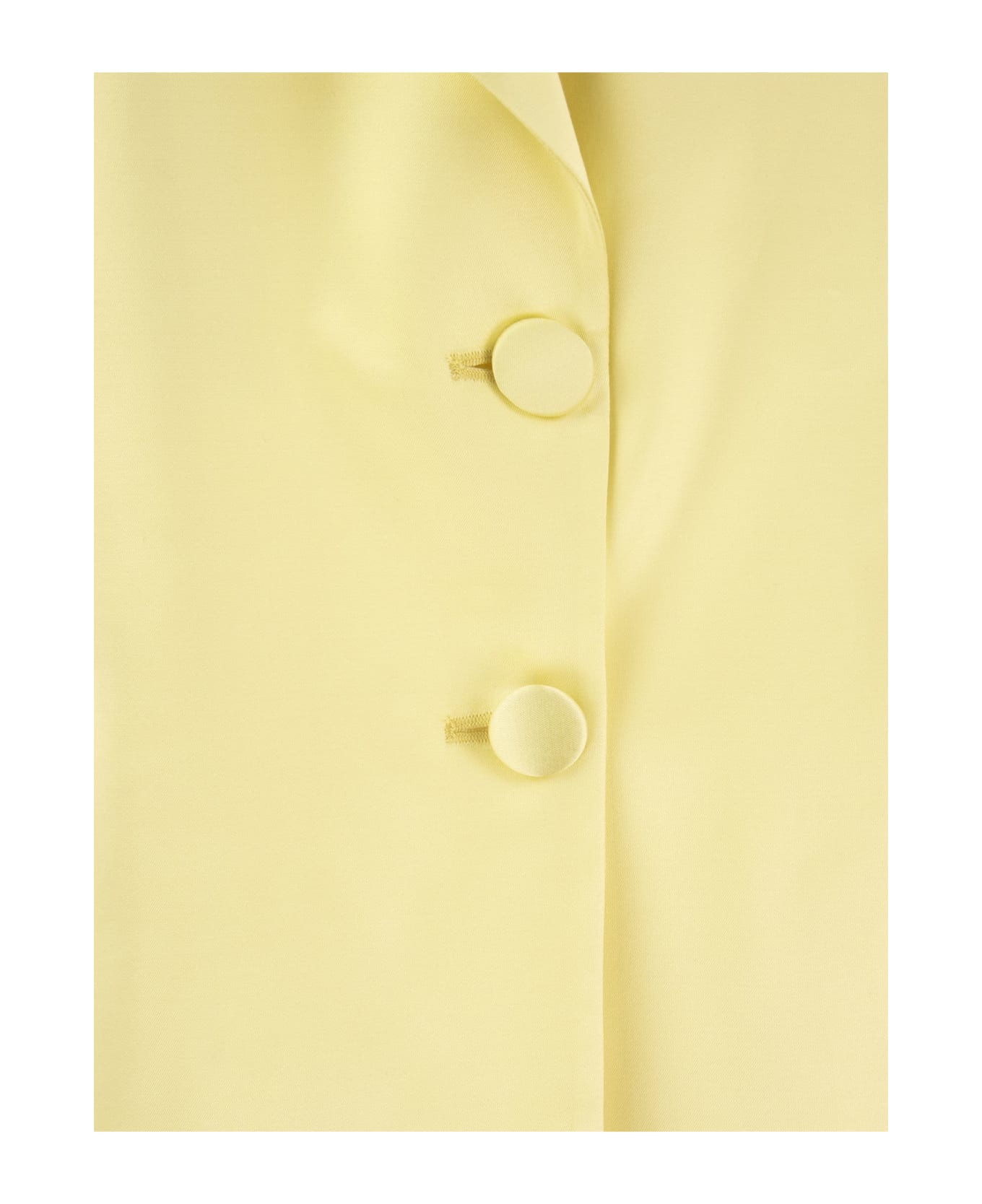 Saulina Milano Agnese - Two-button Viscose Blend Blazer - Yellow