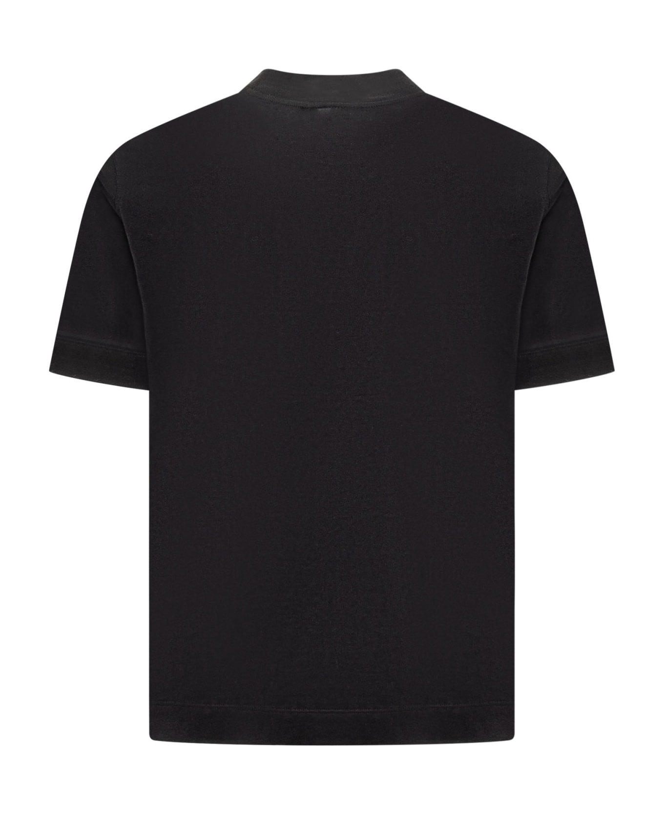 Emporio Armani T-shirt With Logo - LOGO BLACK