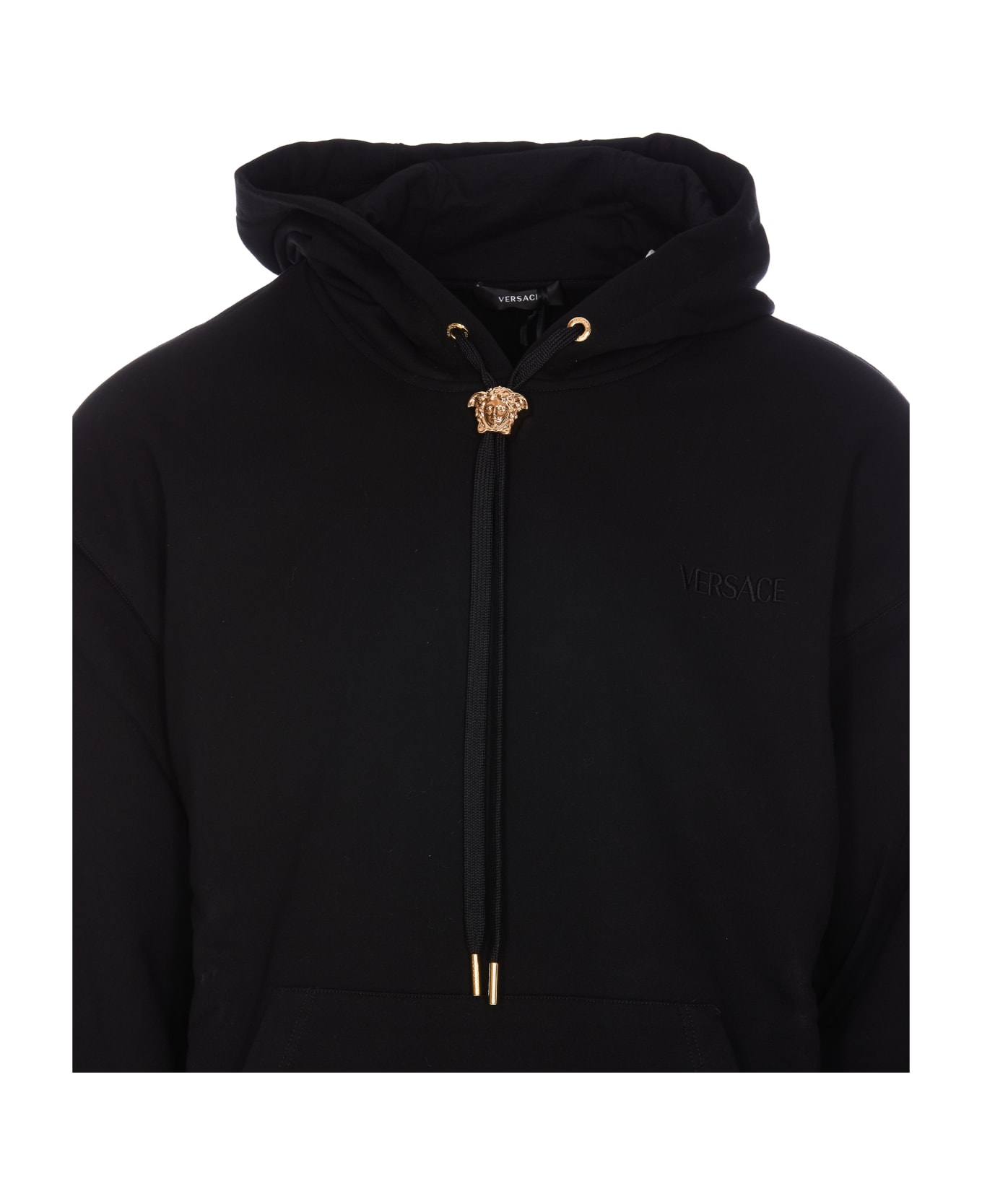 Versace La Medusa Hoodie - BLACK