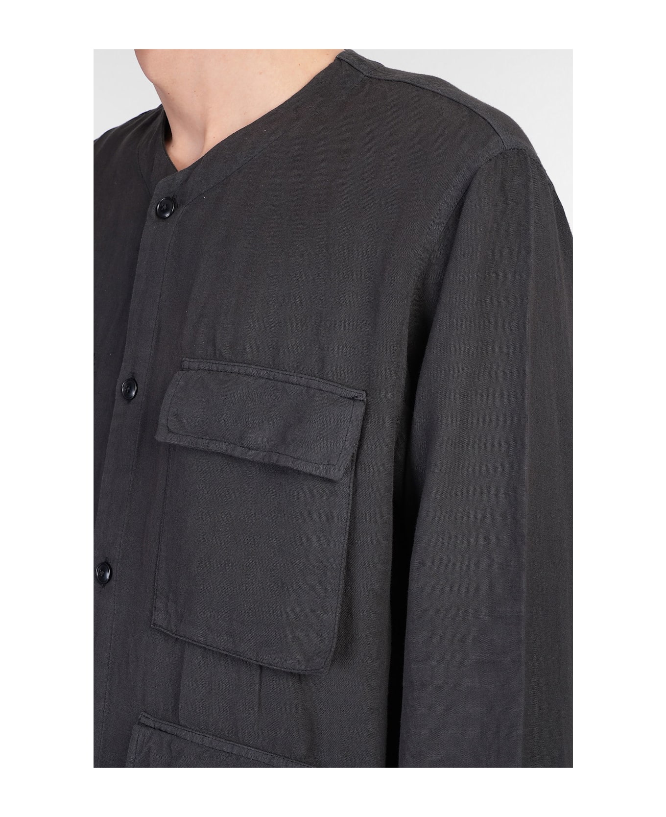 Maharishi Casual Jacket In Black Cotton - black