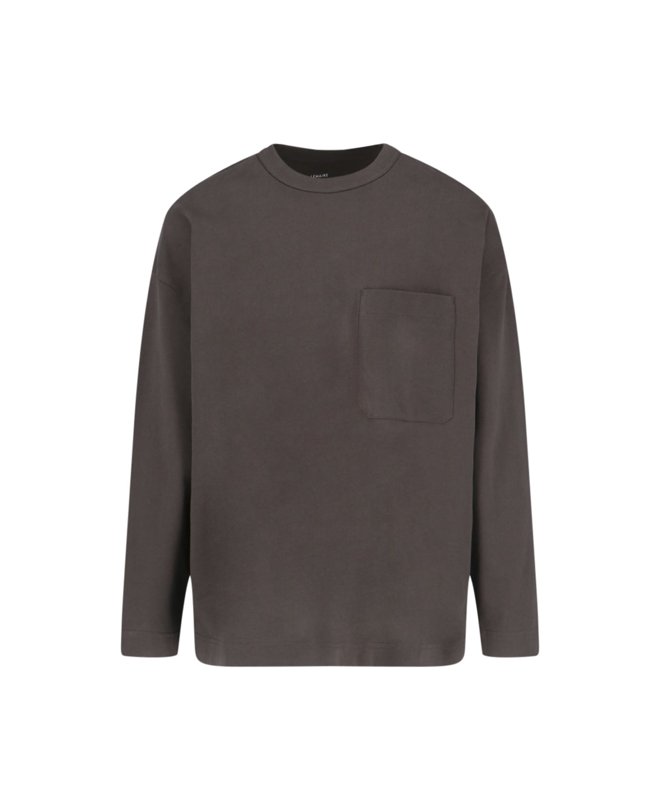 Lemaire T-shirt With Pocket - Brown