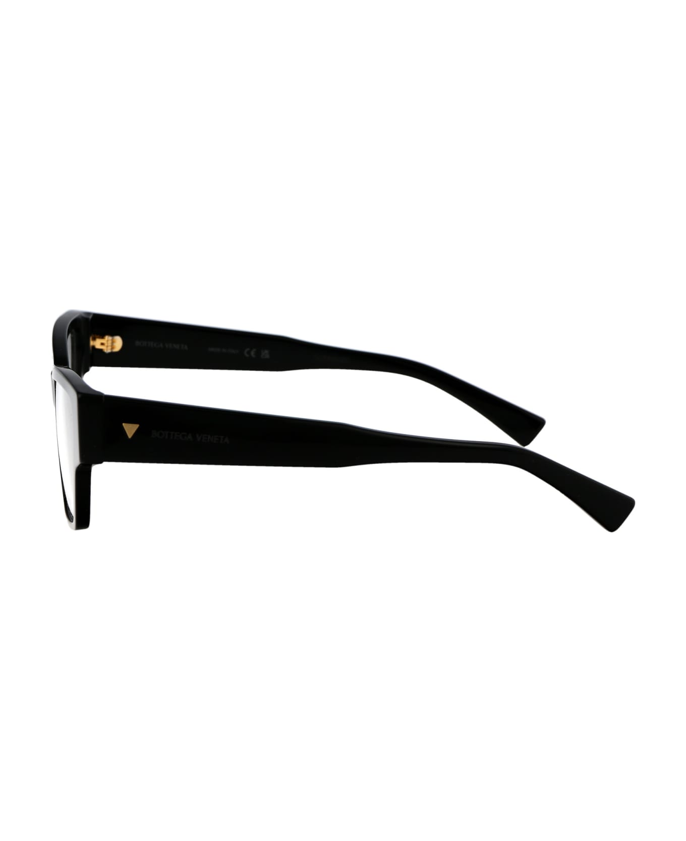 Bottega Veneta Eyewear Bv1288o Glasses - 001 BLACK BLACK TRANSPARENT