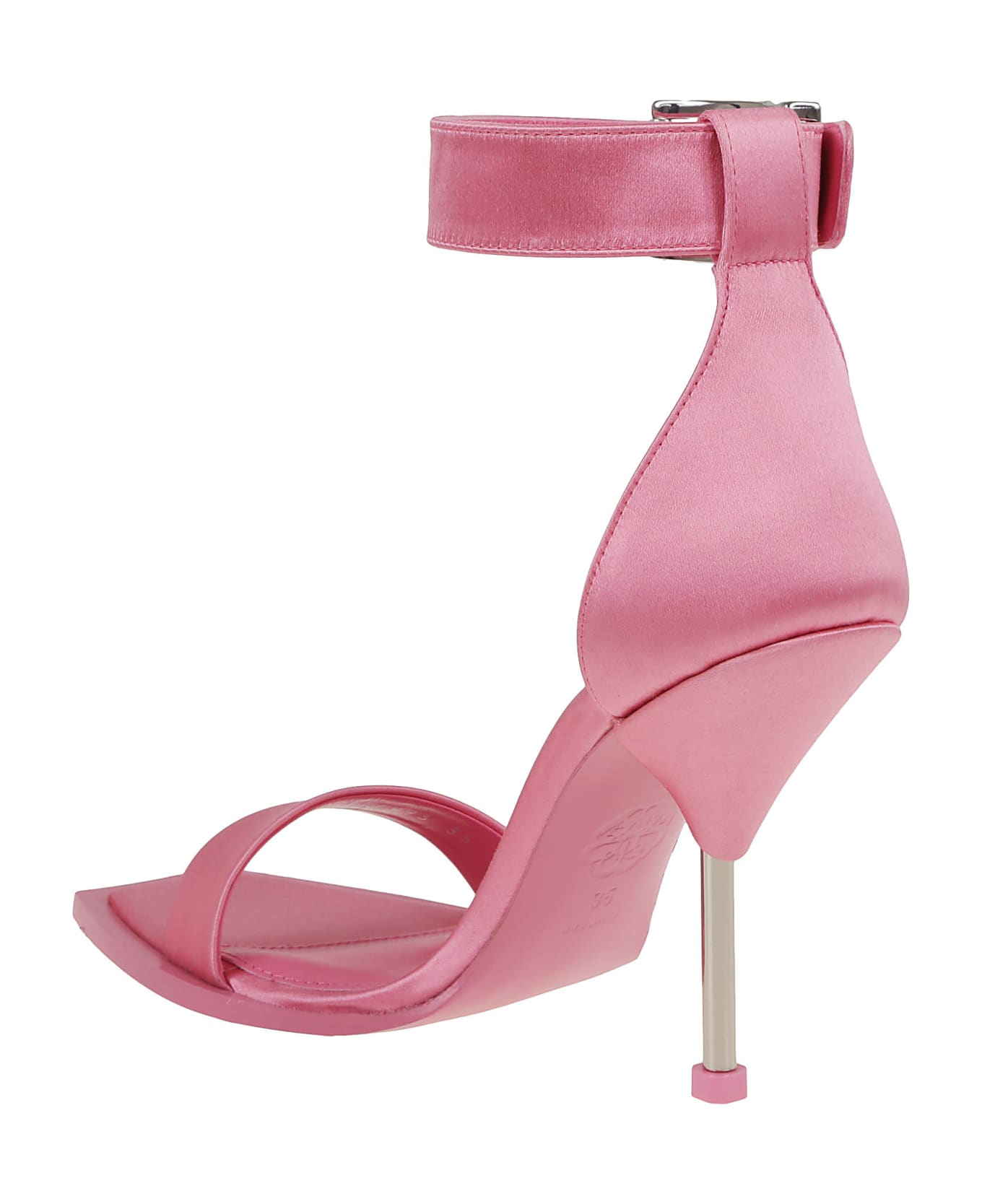 Alexander McQueen Ankle Strap Sandals - Sugar Pink Silver