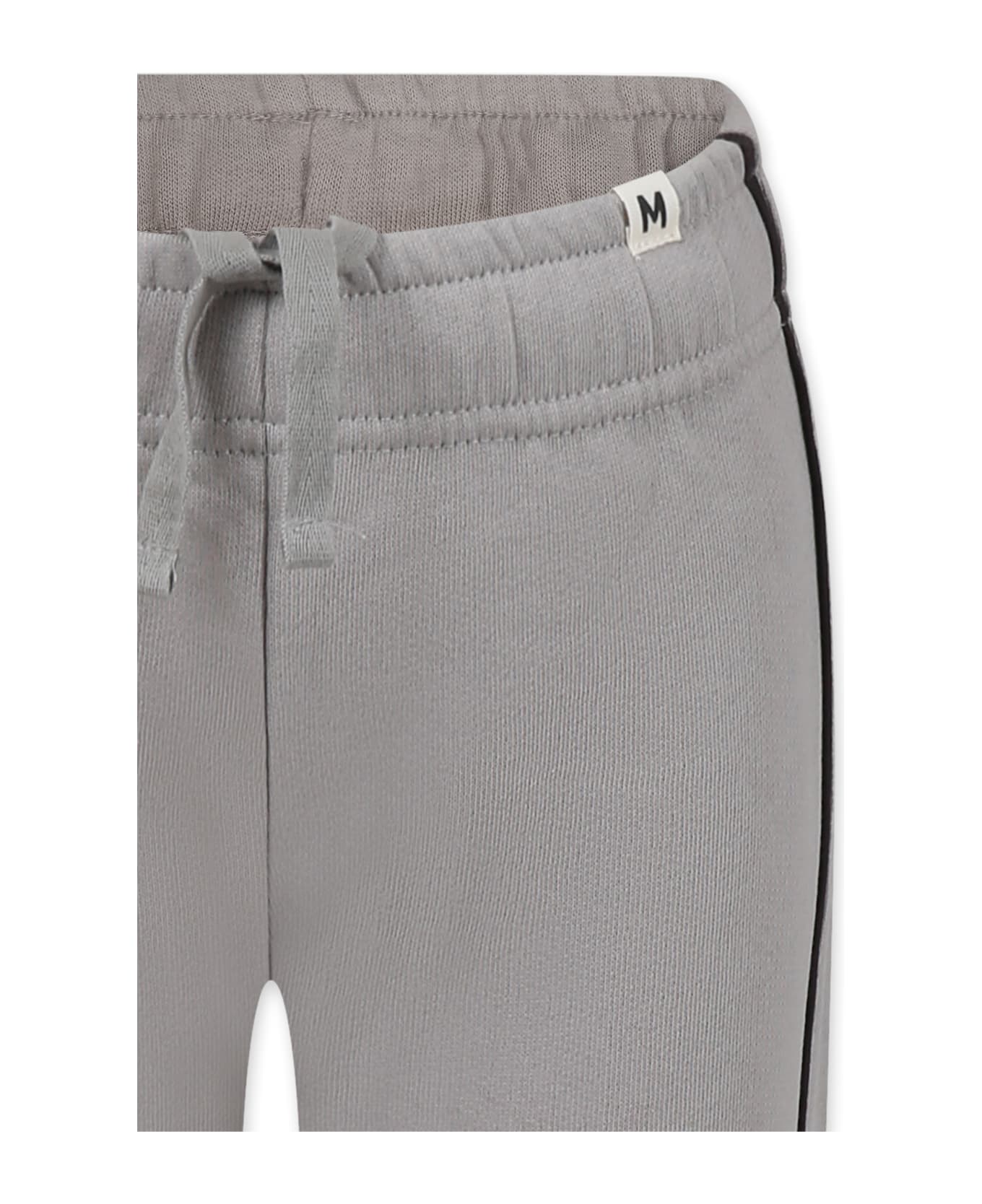Mini Rodini Grey Trousers For Kids - Grey