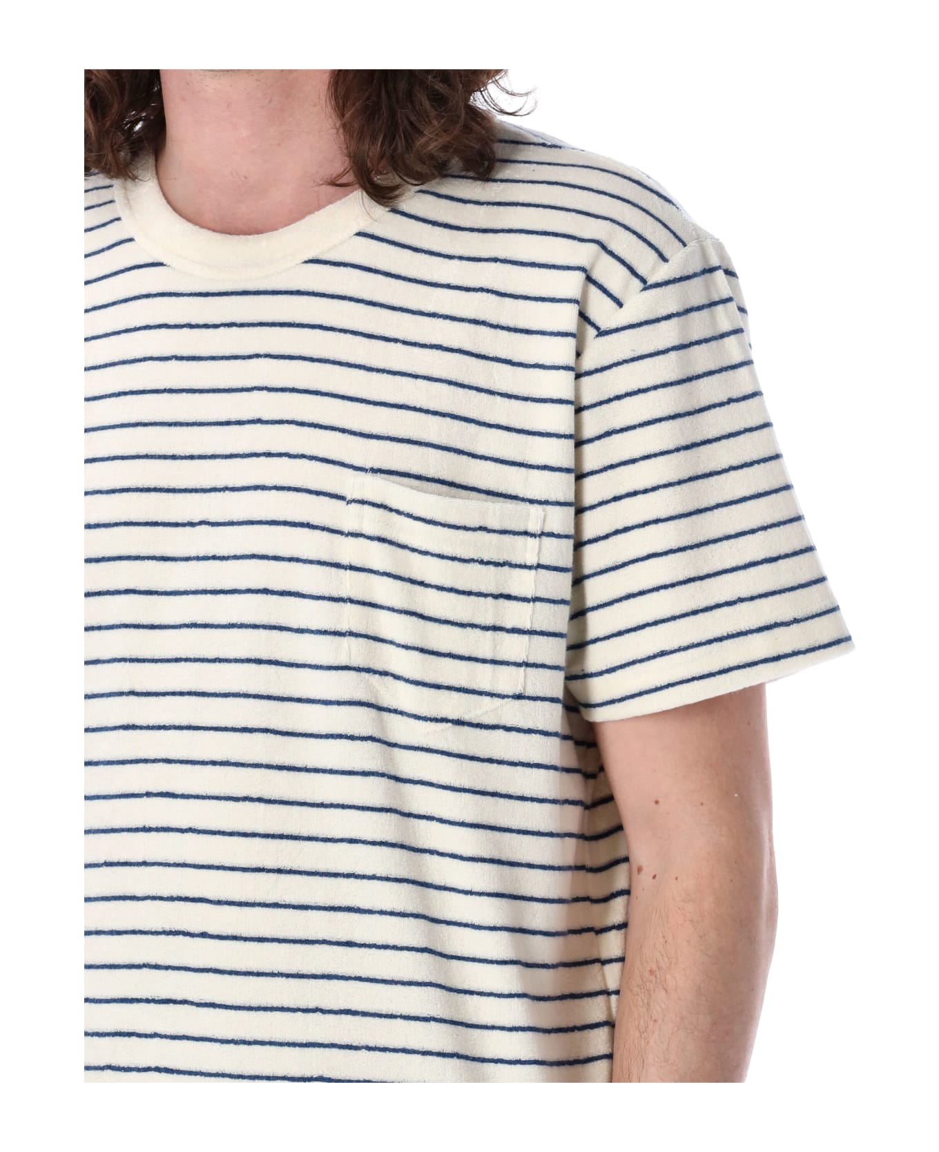 Howlin Striped T-shirt - BLU ISH シャツ