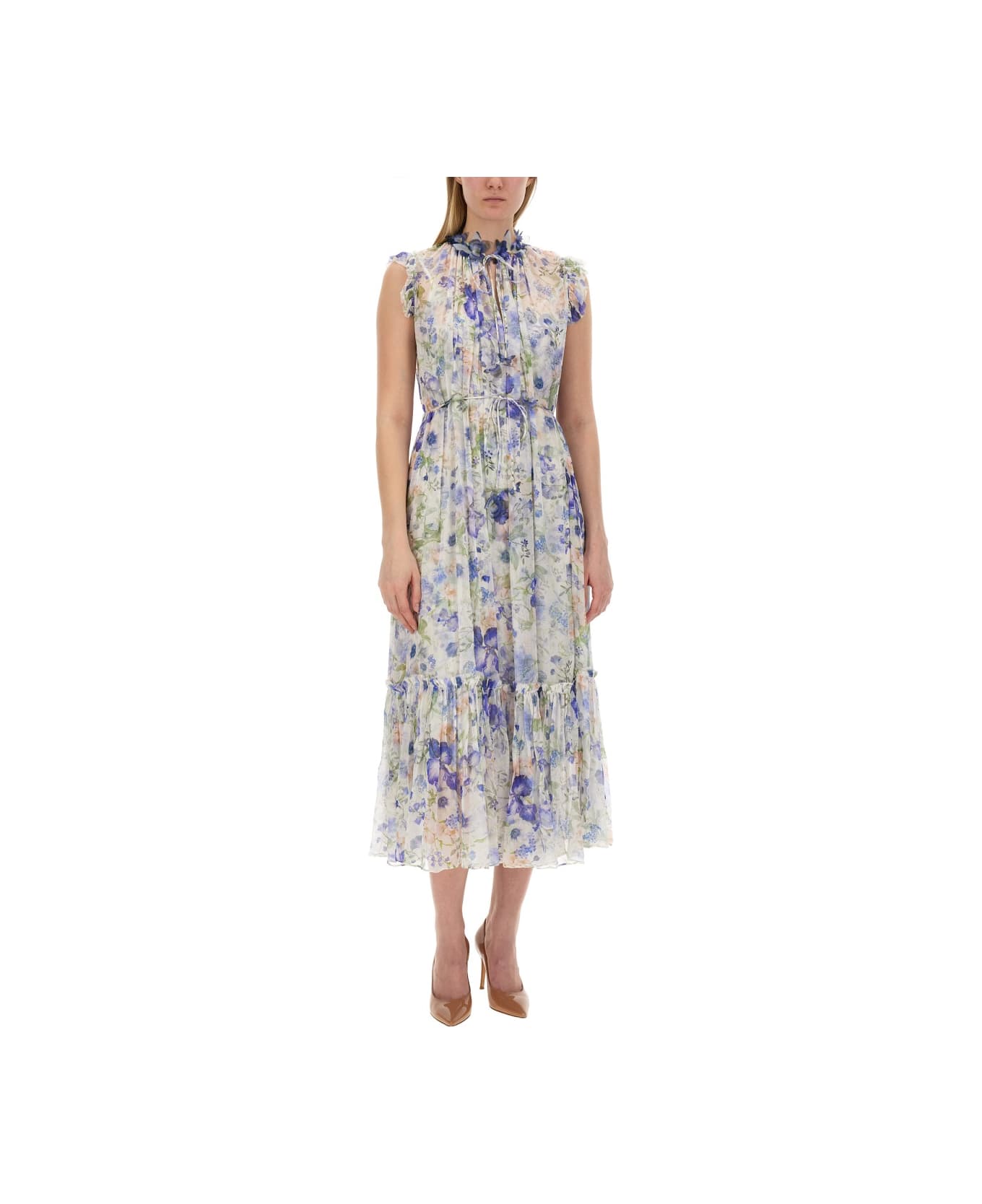 Zimmermann Dress With Floral Pattern - MULTICOLOUR
