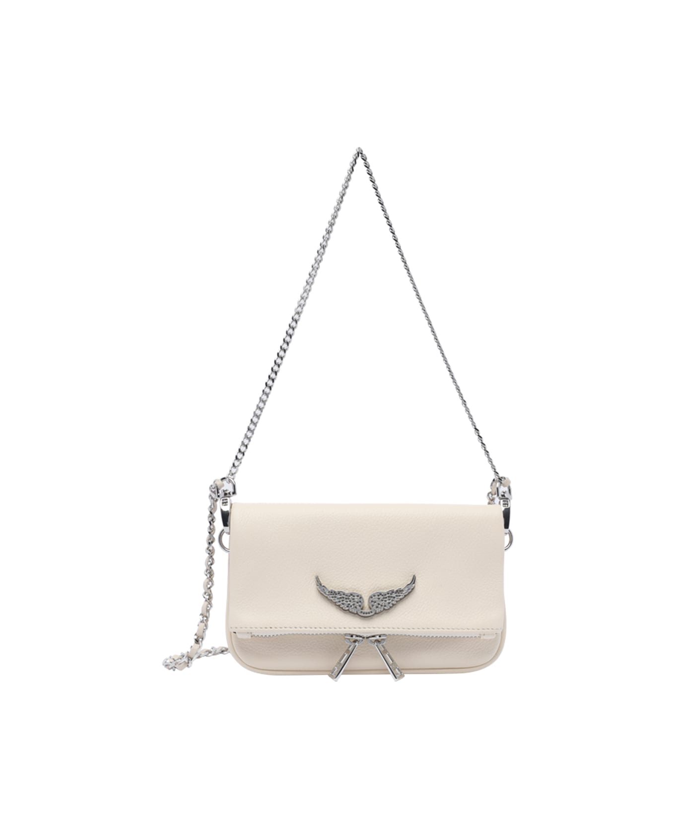 Zadig 
Voltaire Rock Soft Savage Crossbody Bag - White