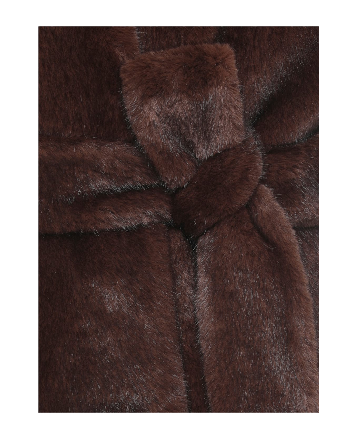Valentini 1972 Synth Fur Coat - Brown