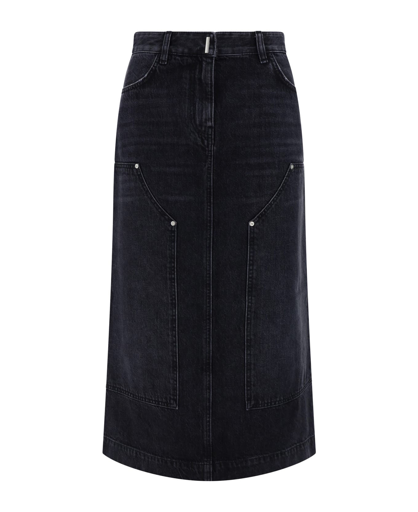 Givenchy Denim Skirt - Faded Black