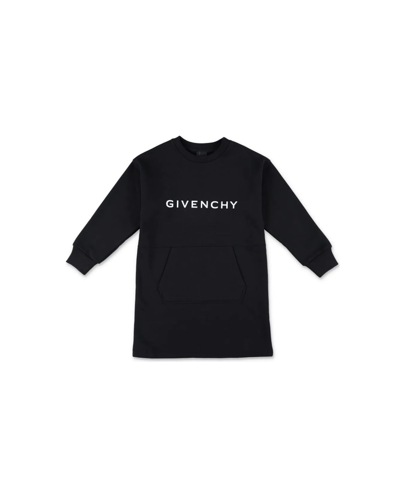 Givenchy Abito In Con Logo - Black