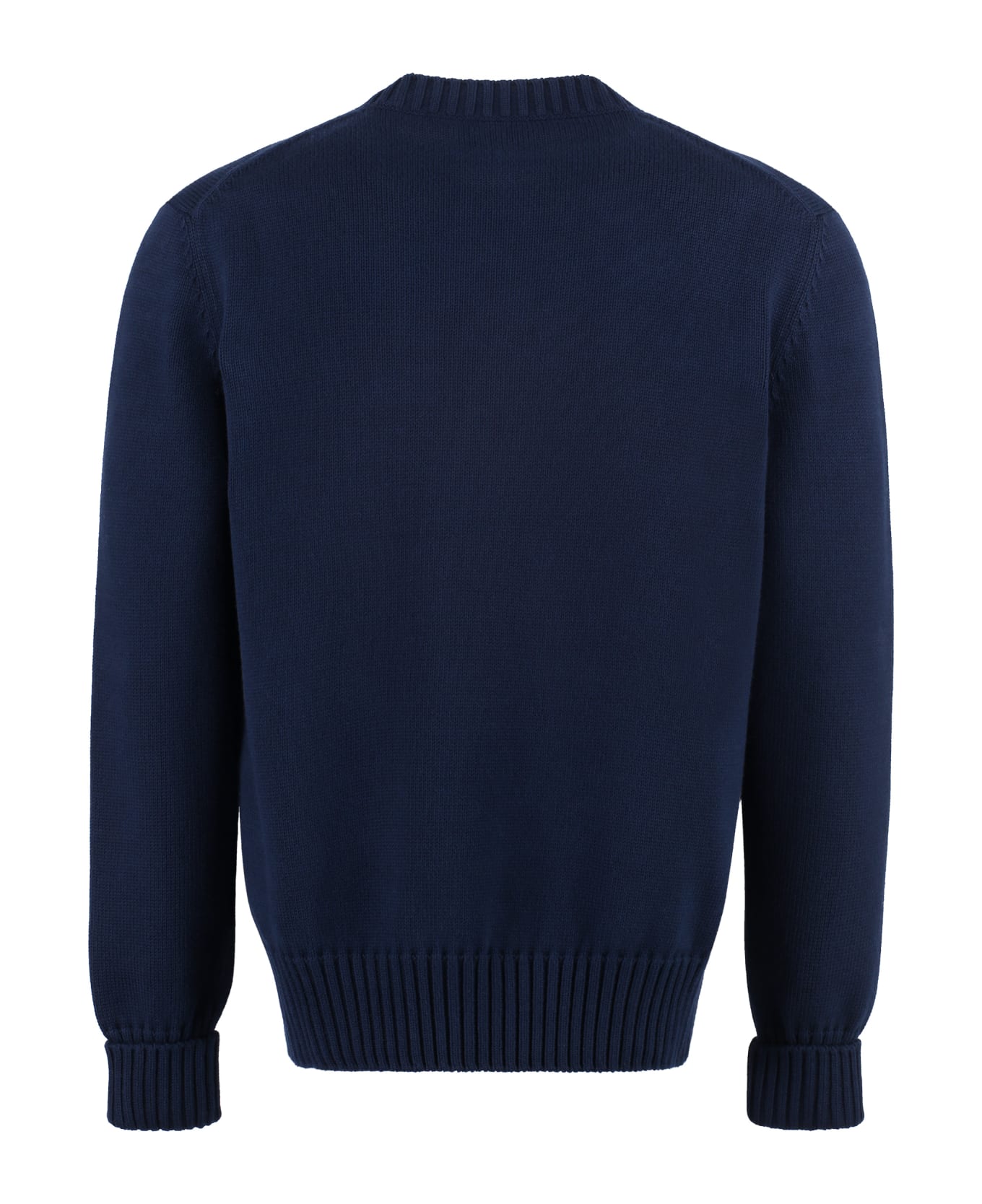 Alexander McQueen Long Sleeve Crew-neck Sweater - blue