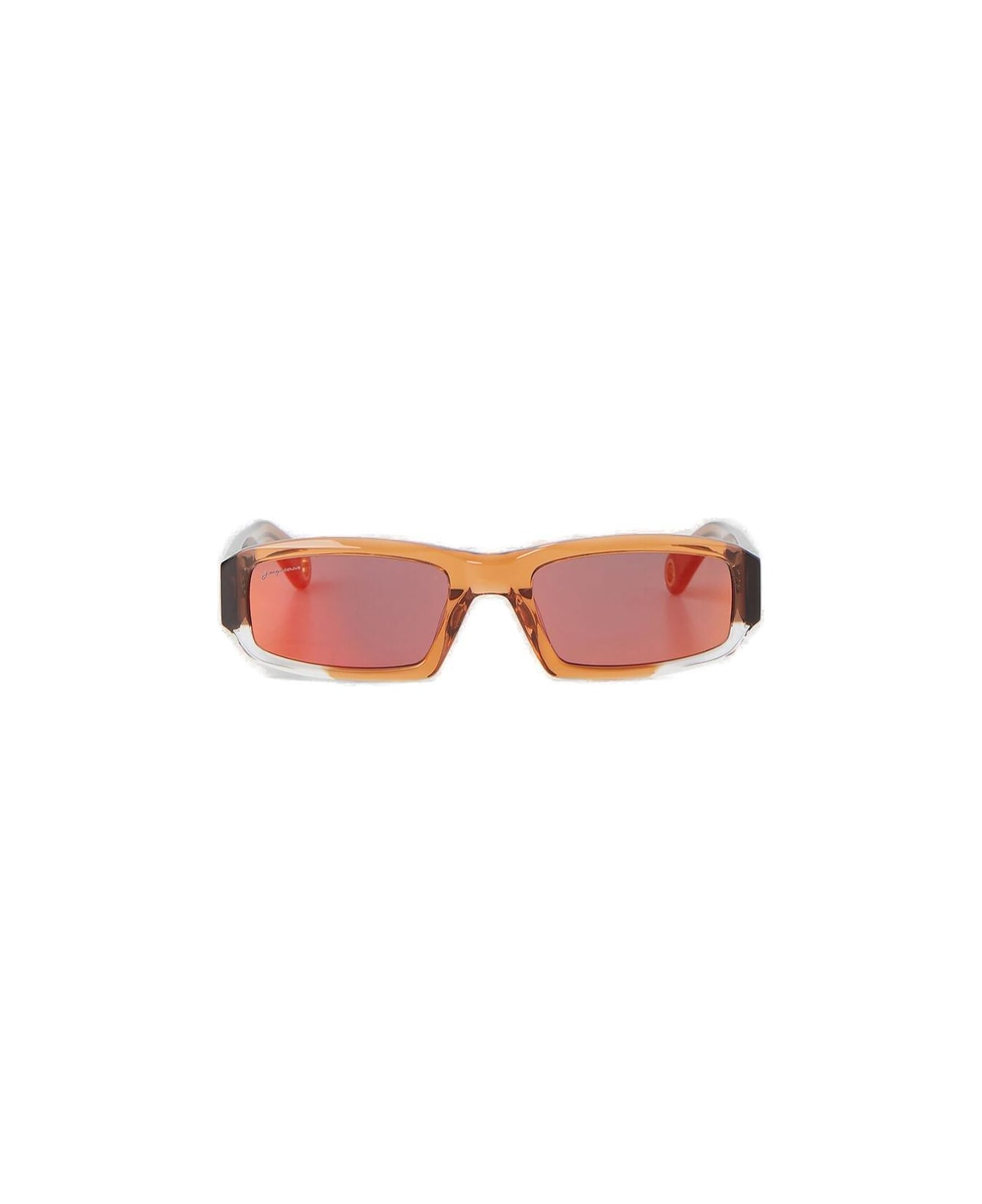 Jacquemus Alt Rectangle-frame Sunglasses - Multicolore