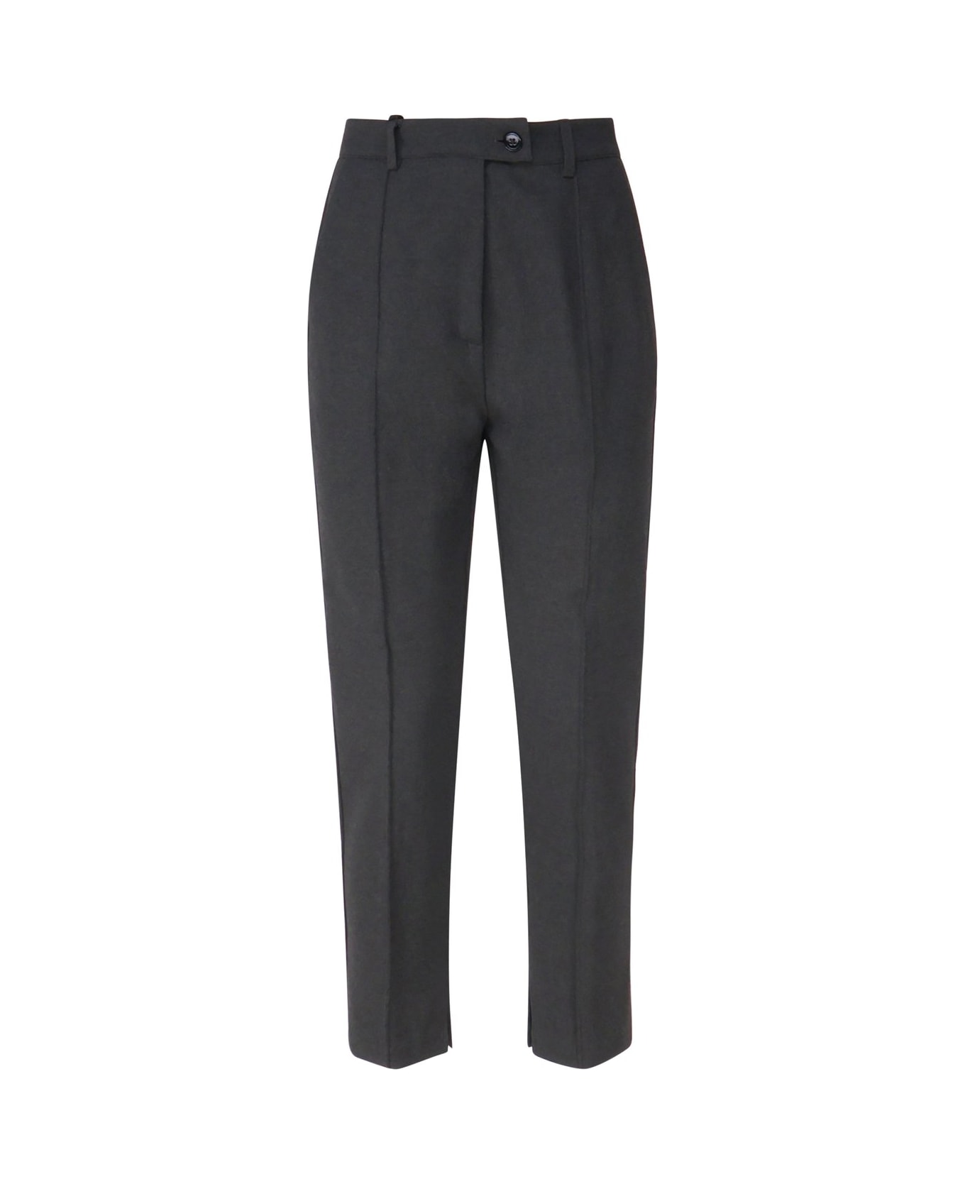 Pinko Tailored Cropped Trousers - Grigio Corvo