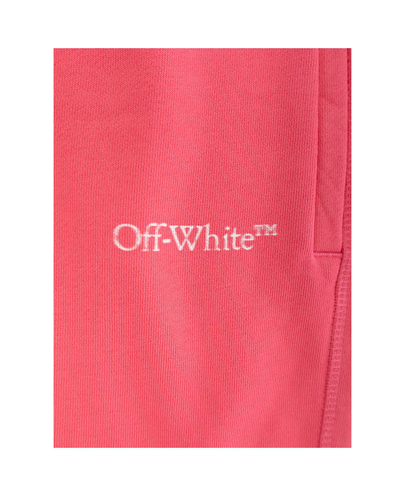 Off-White Bookish Bit Logo Sweatpant - Fuxia