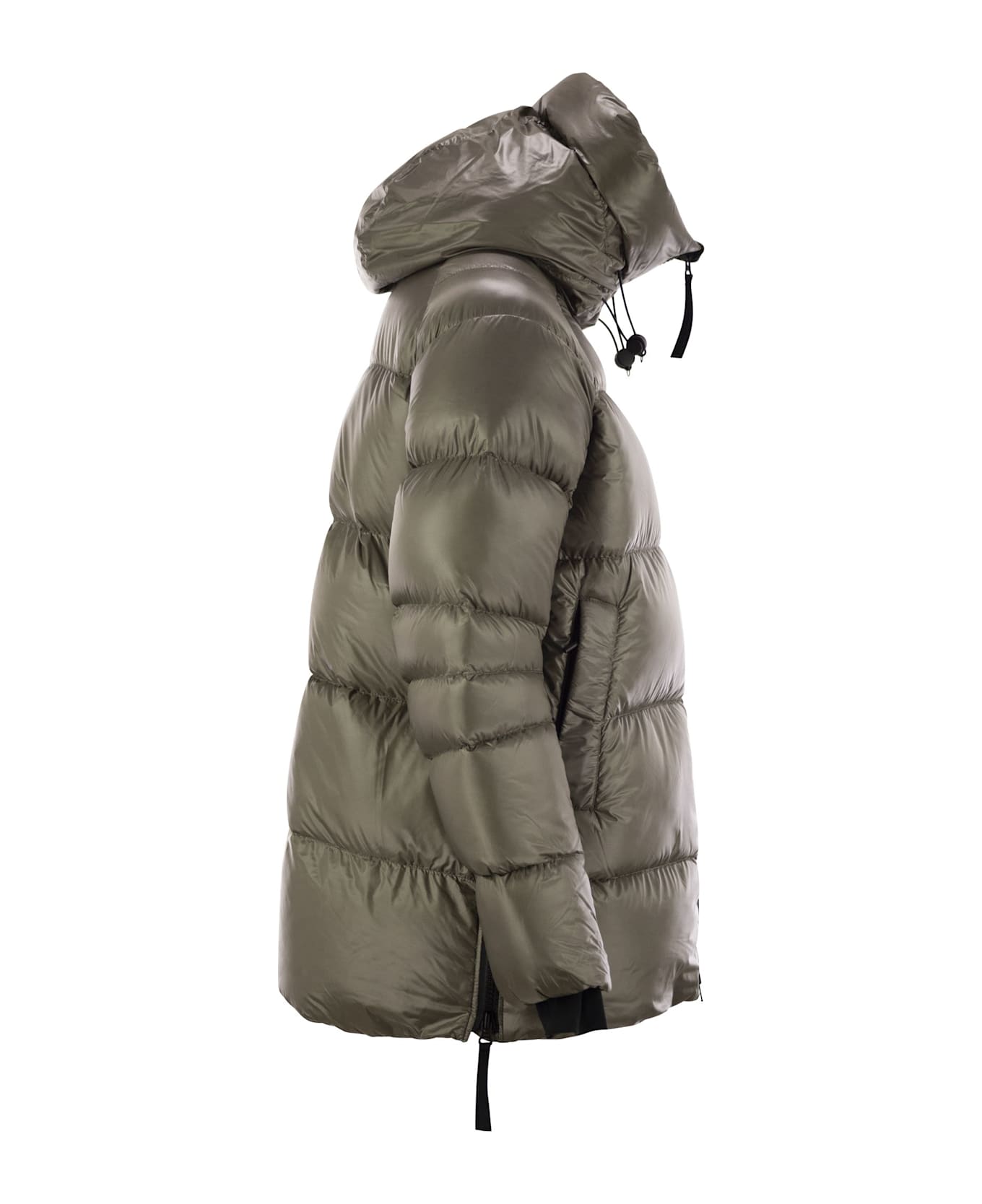 Canada Goose Cypress Puffer - Down Jacket With Black Logo - Sage