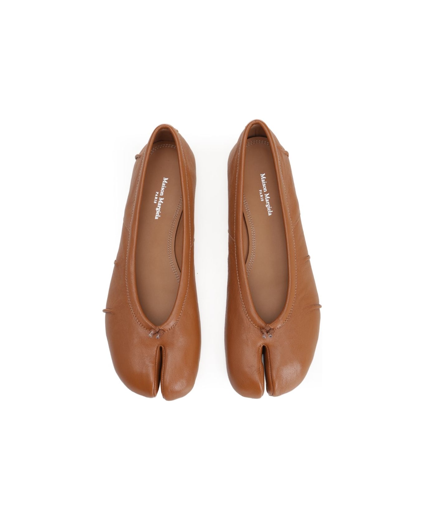 Maison Margiela "tabi" Flat Shoes - Brown