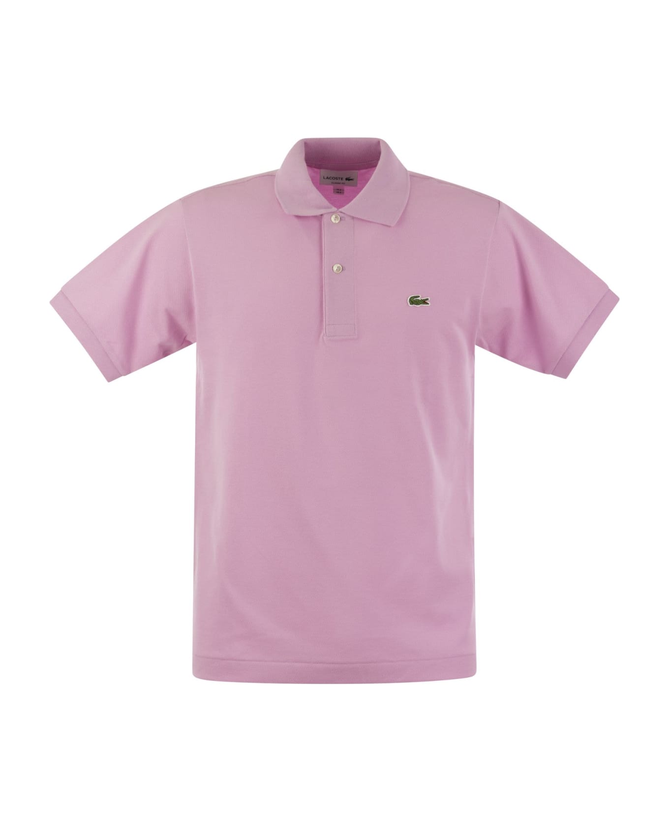 Lacoste Classic Fit Cotton Pique Polo Shirt - Pink