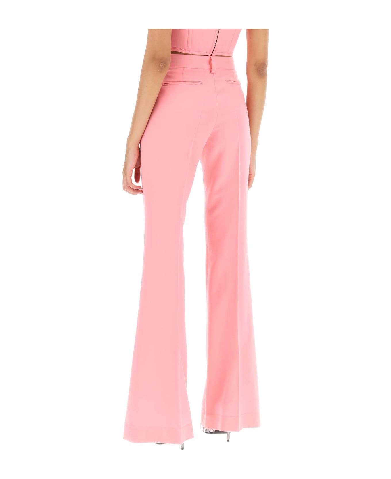 Versace Informal Pant Responsible Wool Tailoring Fabric - Pastel Pink