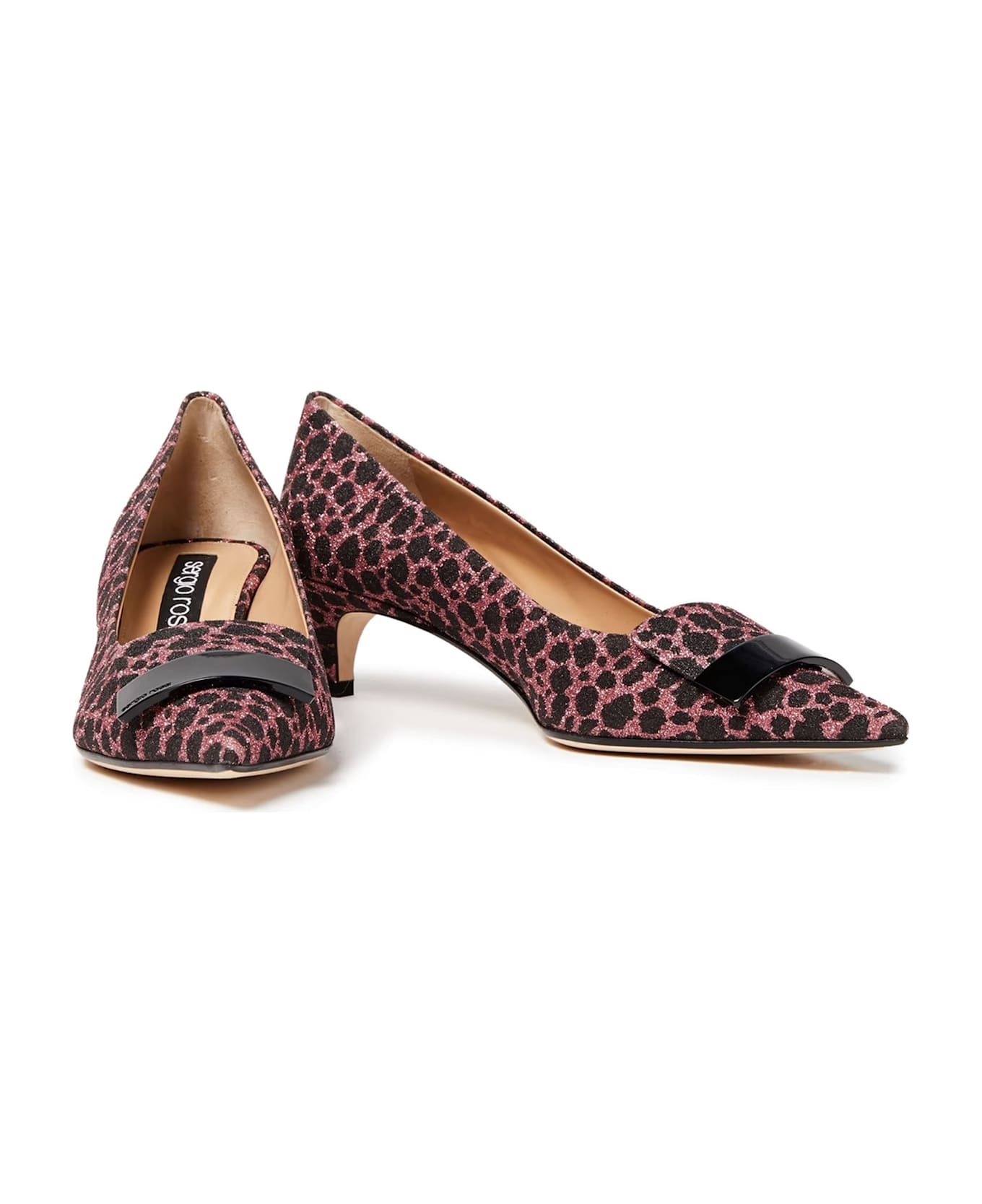 Sergio Rossi Sr1 045 Glitter Pumps - Pink