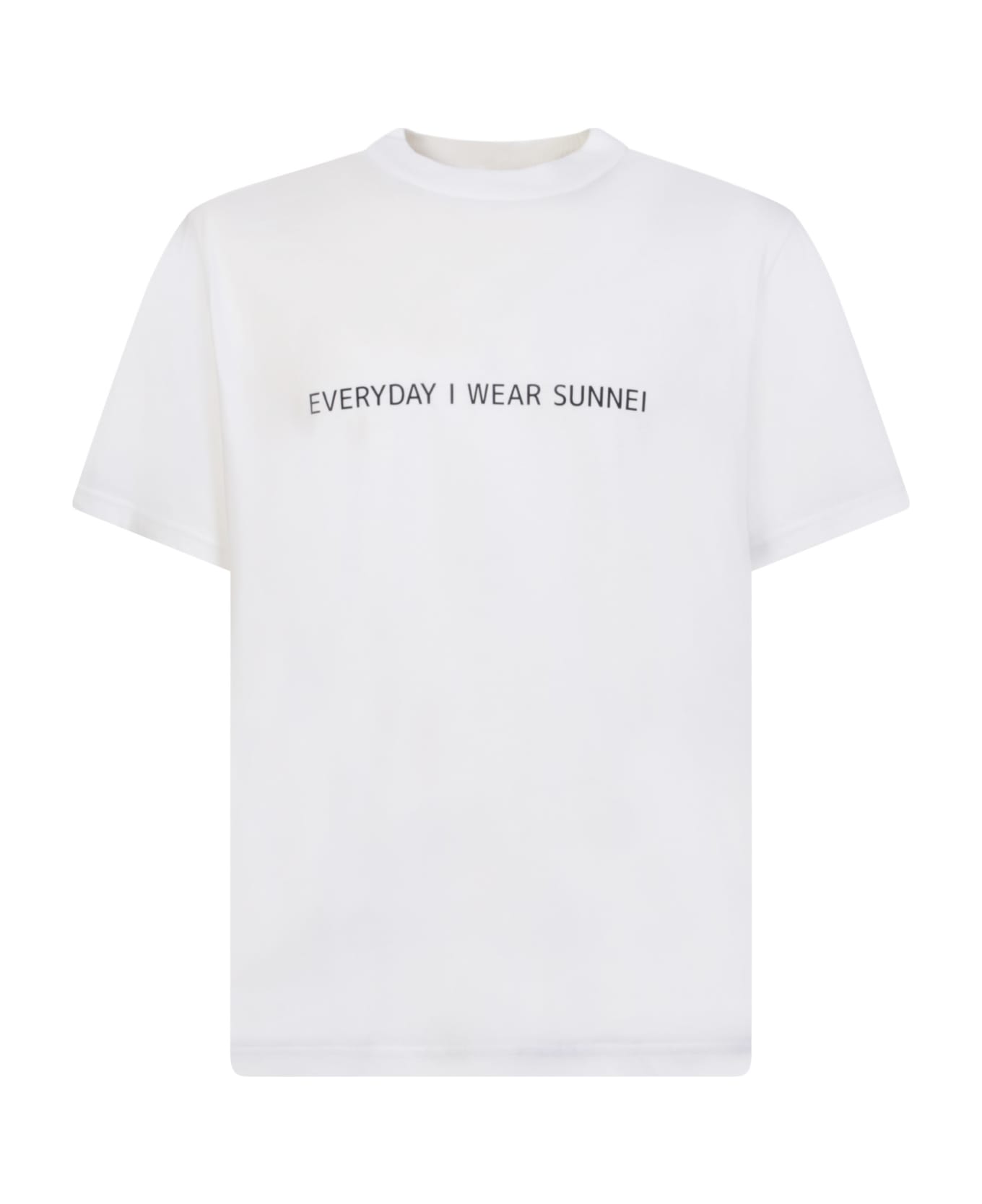 Sunnei T-shirt Everyday I Wear Sunnei"" - White