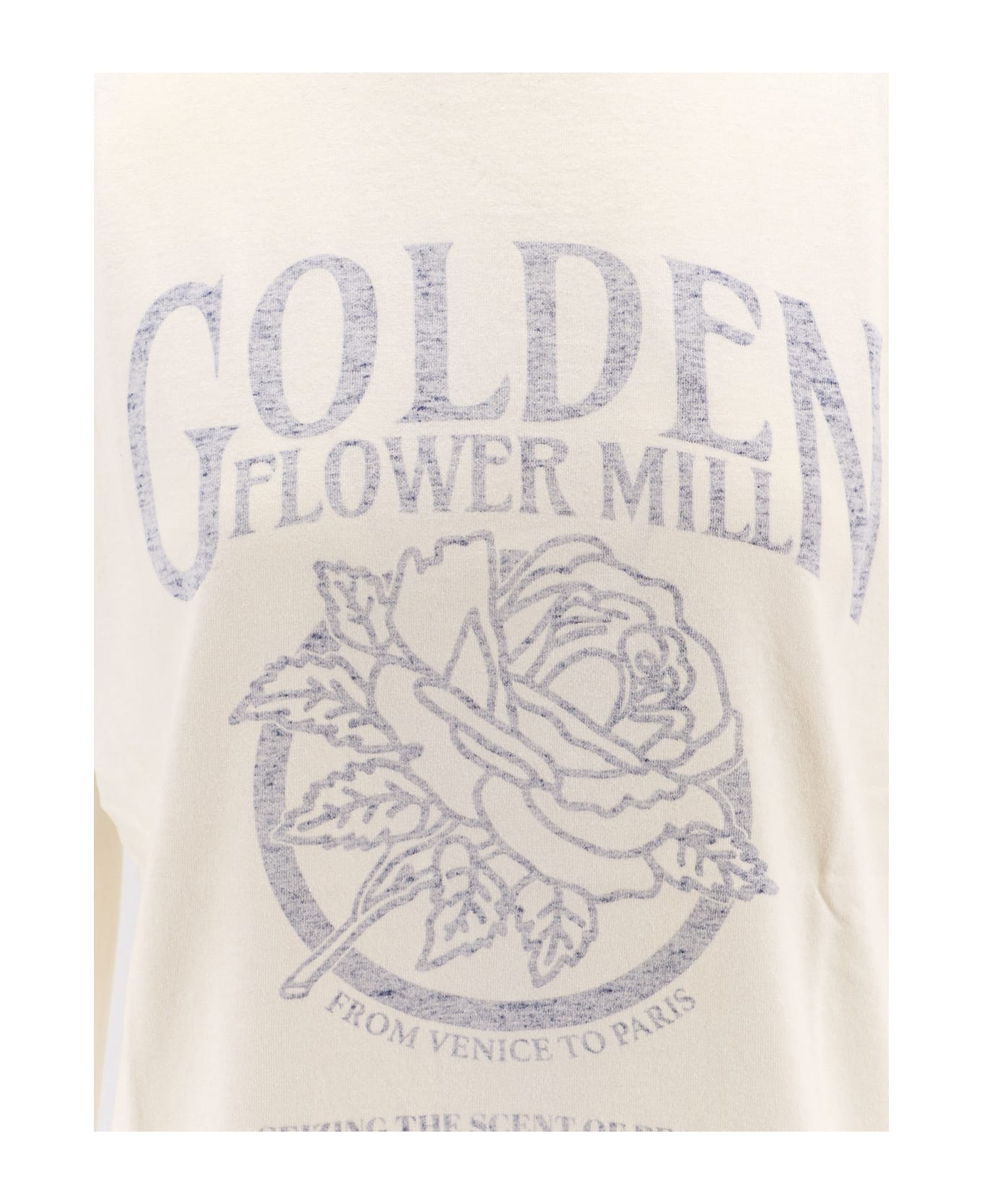 Golden Goose Logo Print T-shirt - Beige Tシャツ