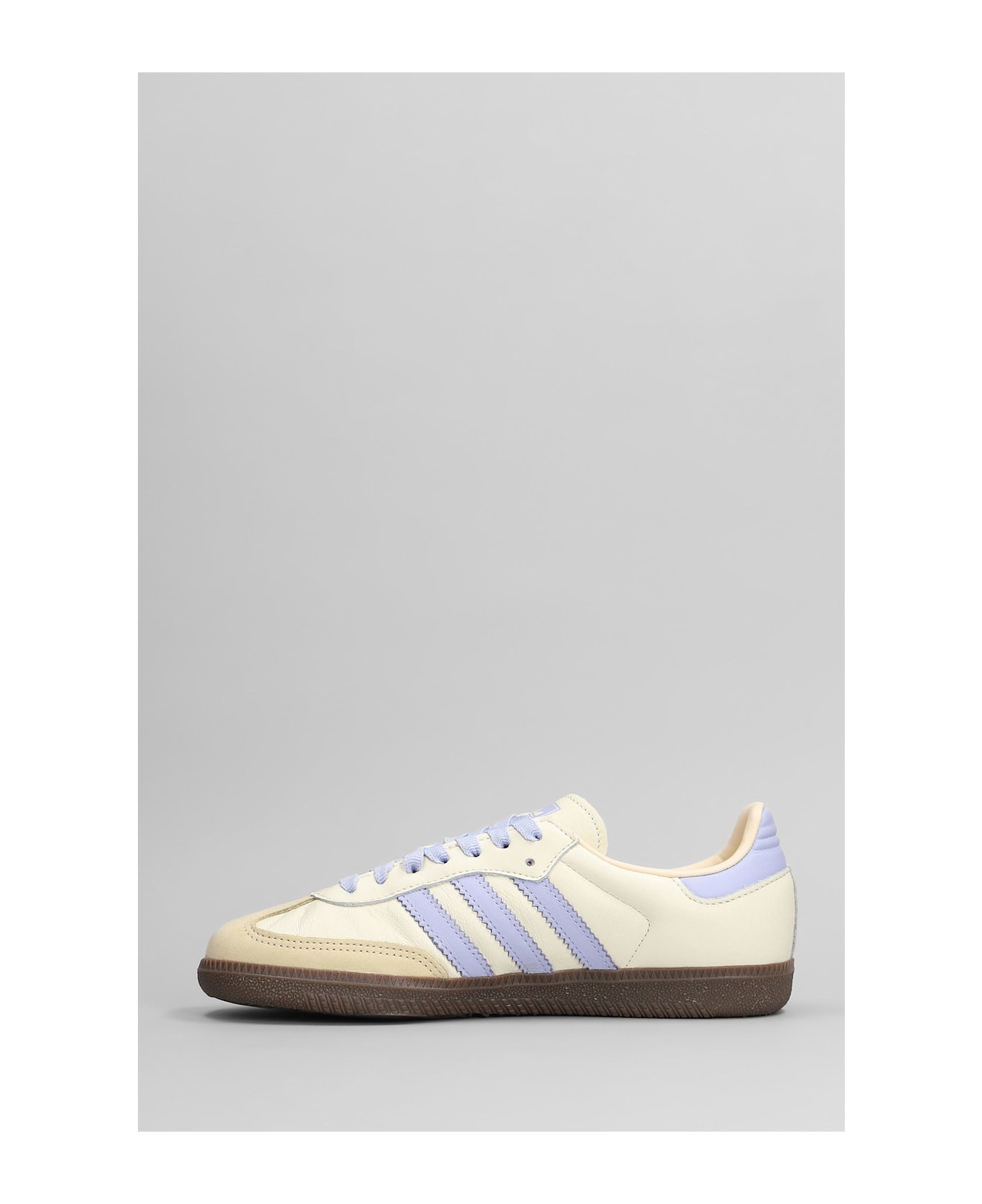 Adidas Samba Og Sneakers In Beige Leather - beige