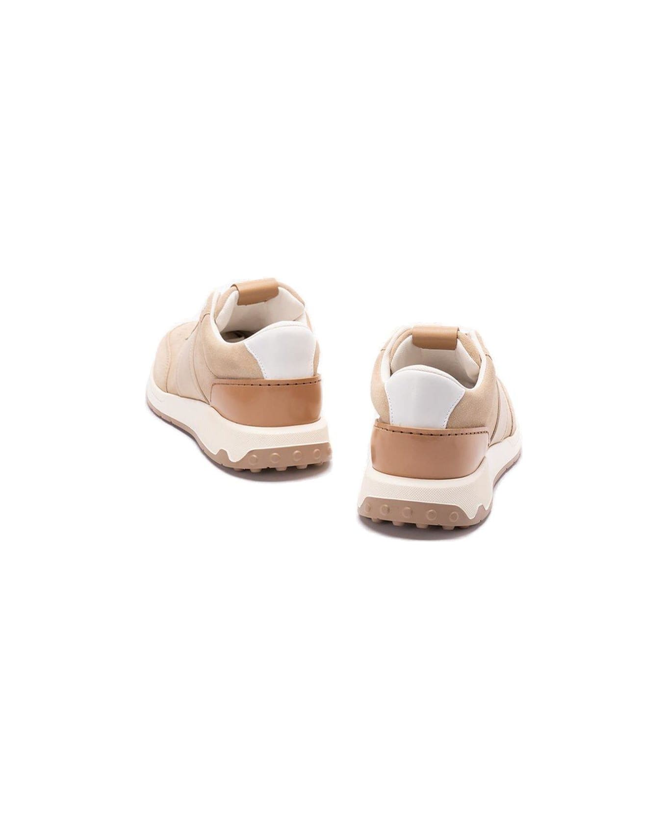 Tod's Panelled Lace-up Sneakers - SABBIA