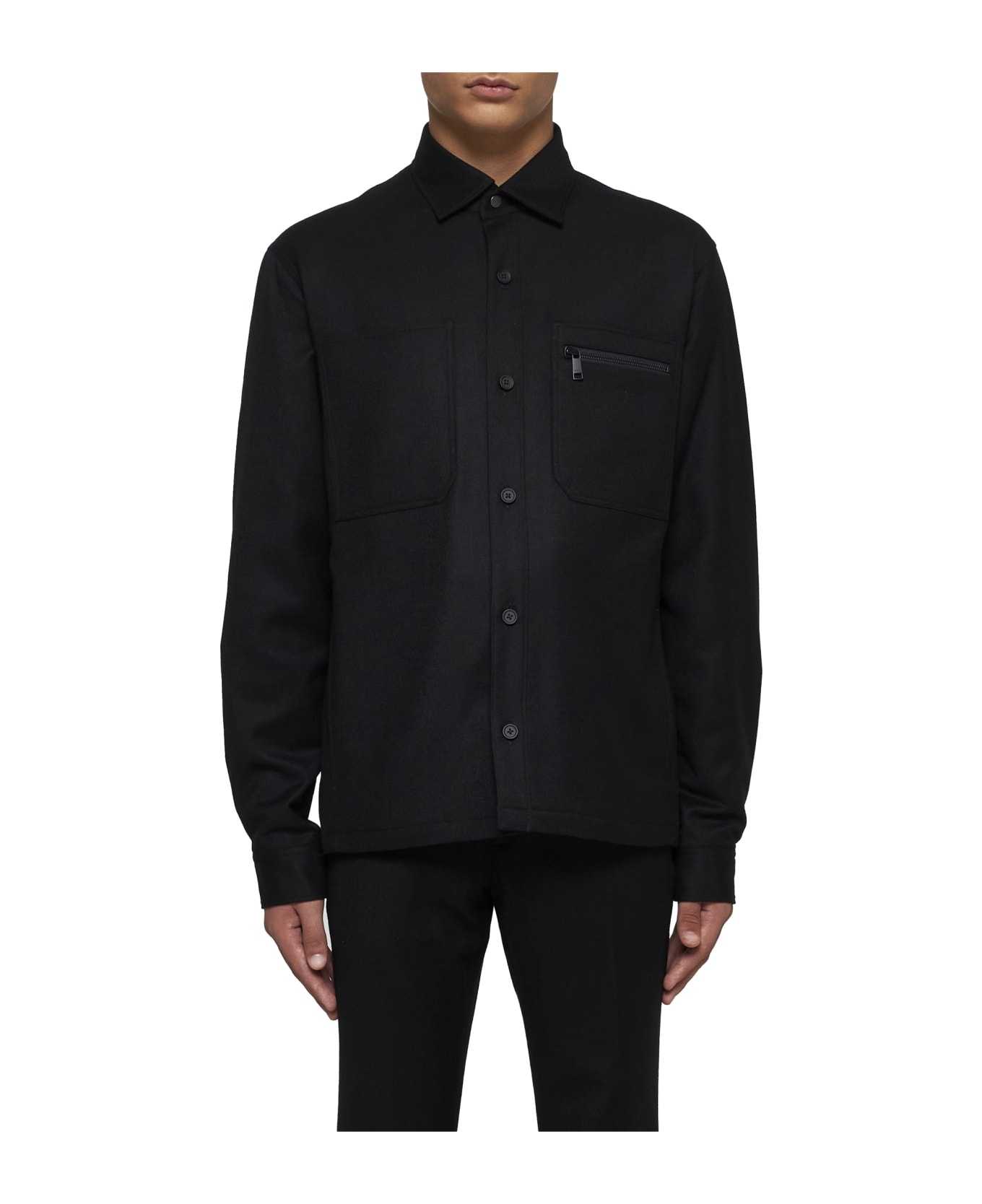 Zegna Shirt - Nero unito