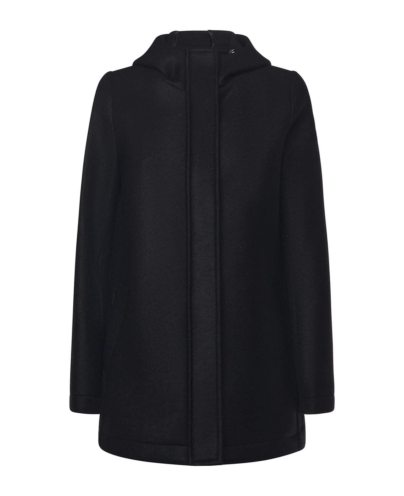 Colmar Hooded Coat - Black