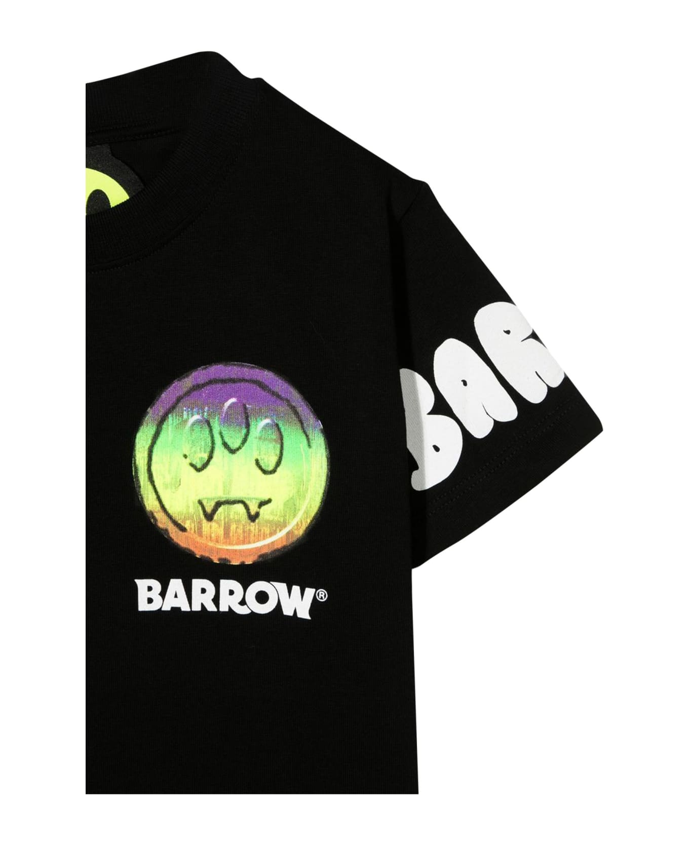 Barrow Graphic Print T-shirt - NERO