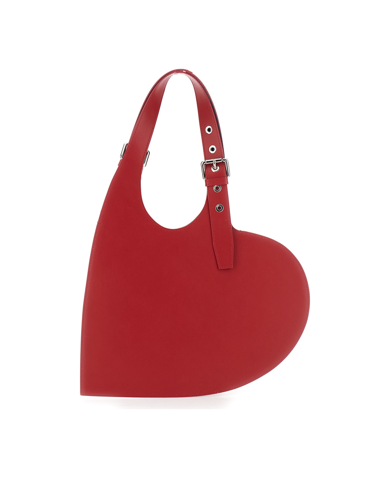 Coperni Belt Heart Tote - Red