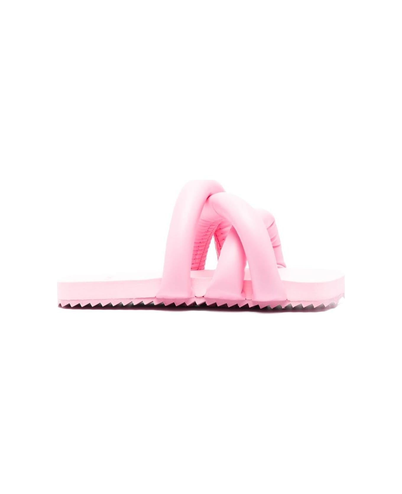 YUME YUME Tyre Yume Woman's Vegan Leather Padded Slide Sandals - Pink