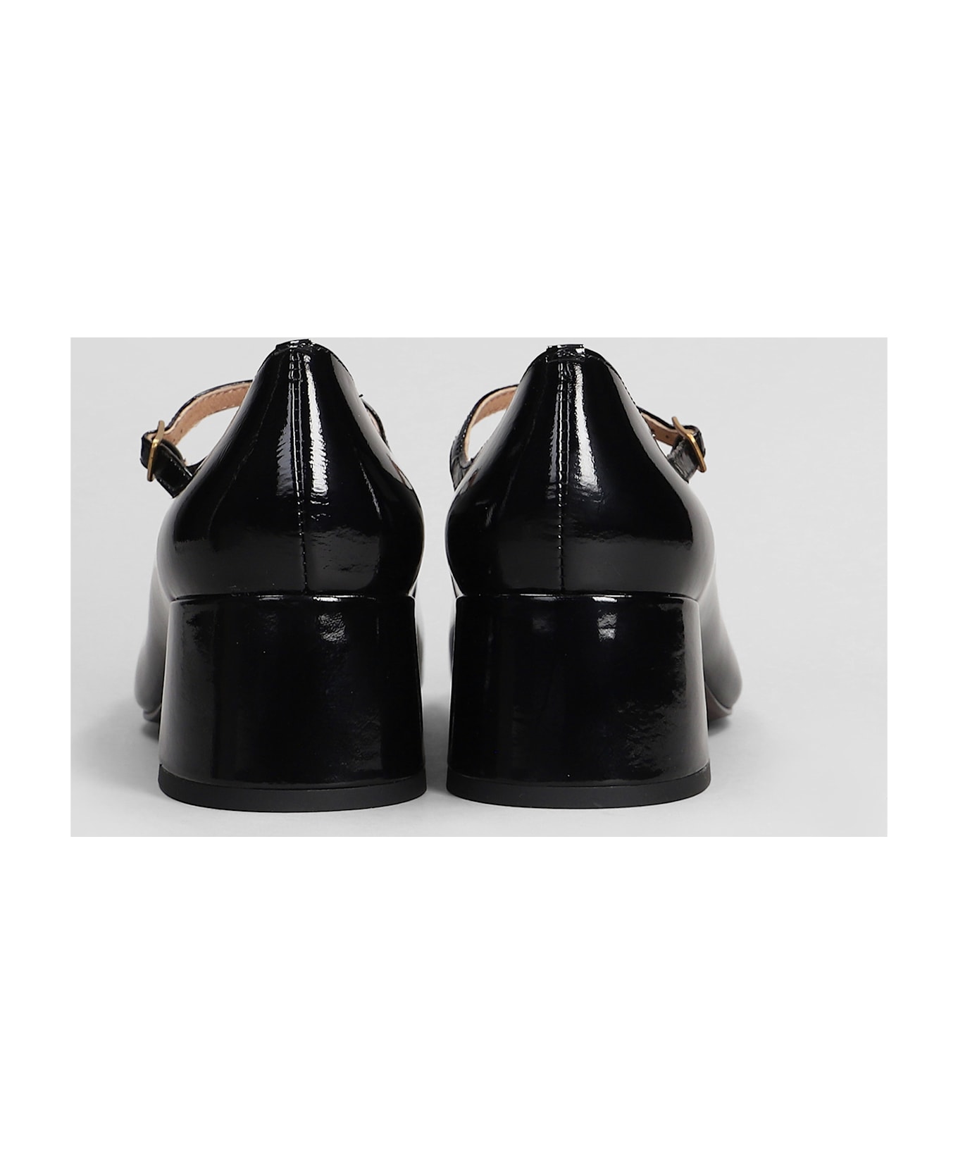 Bibi Lou Noa Pump 50 Pumps In Black Patent Leather - black