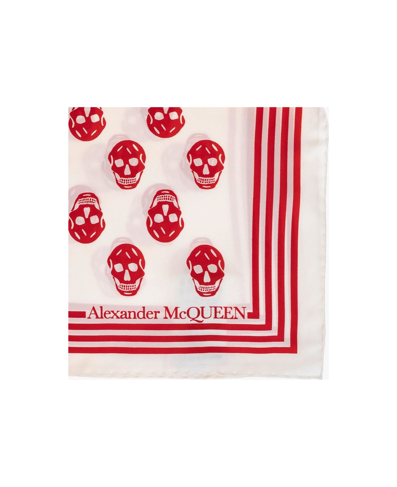 Alexander McQueen Shawl - WHITE スカーフ＆ストール
