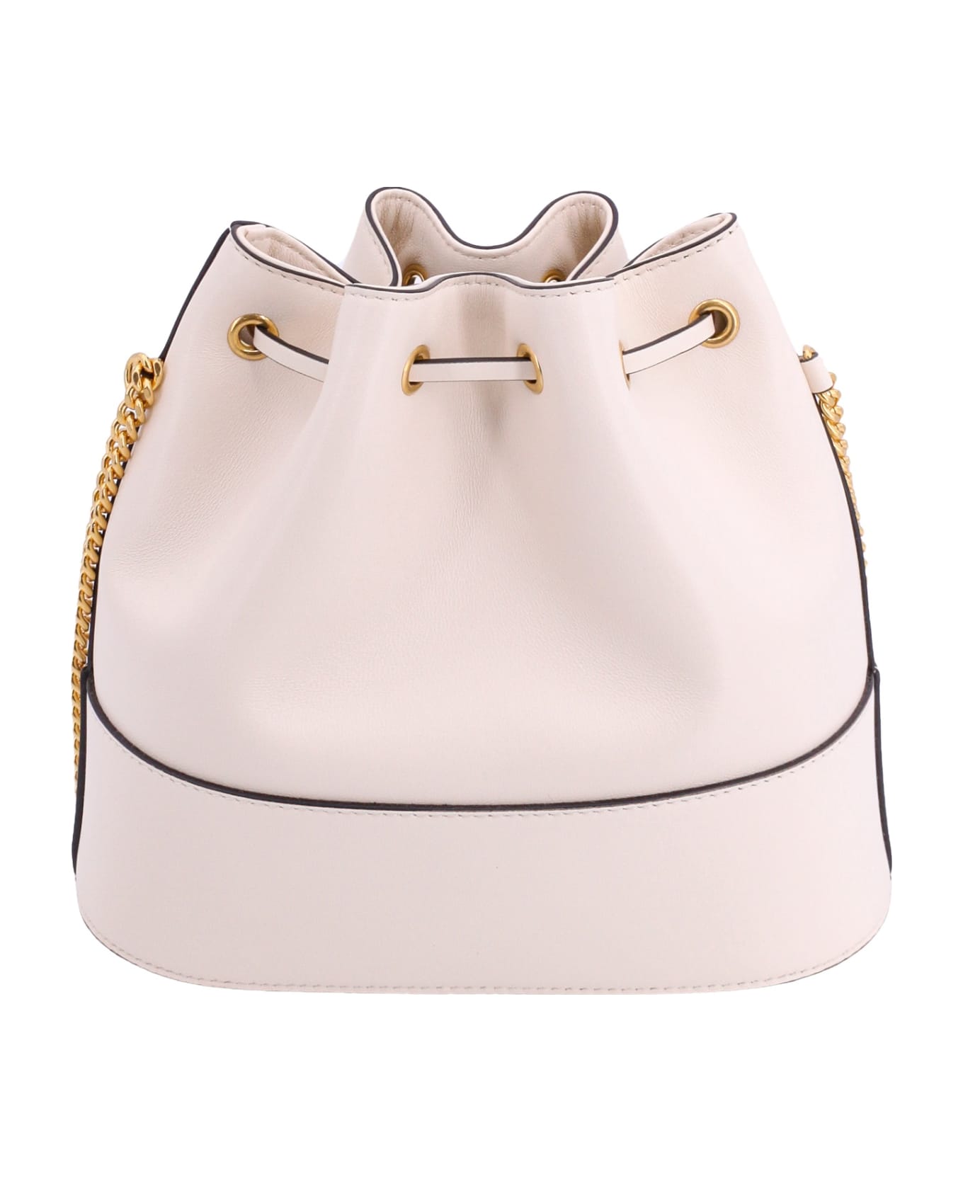 Valentino Garavani Vlogo Signature Bucket Bag - Ivory