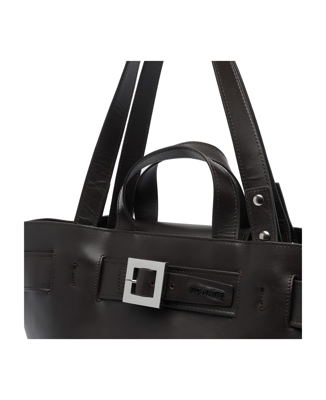 Vic Matié Bardo Tote Bag - Brown