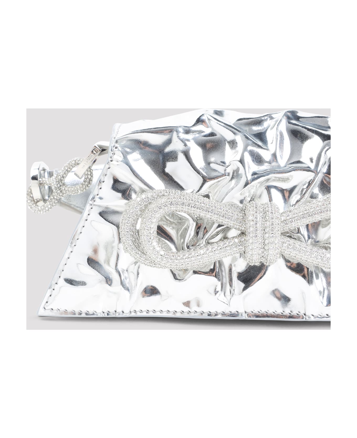 Mach 
Mach Double Bow Samantha Shoulder Bag - Silver