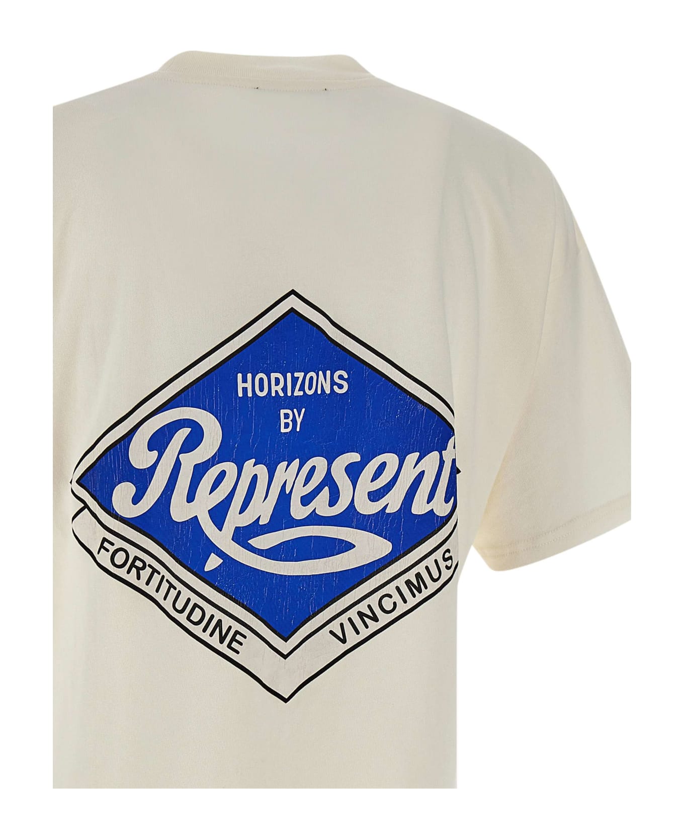 REPRESENT "classic Parts" Cotton T-shirt - WHITE