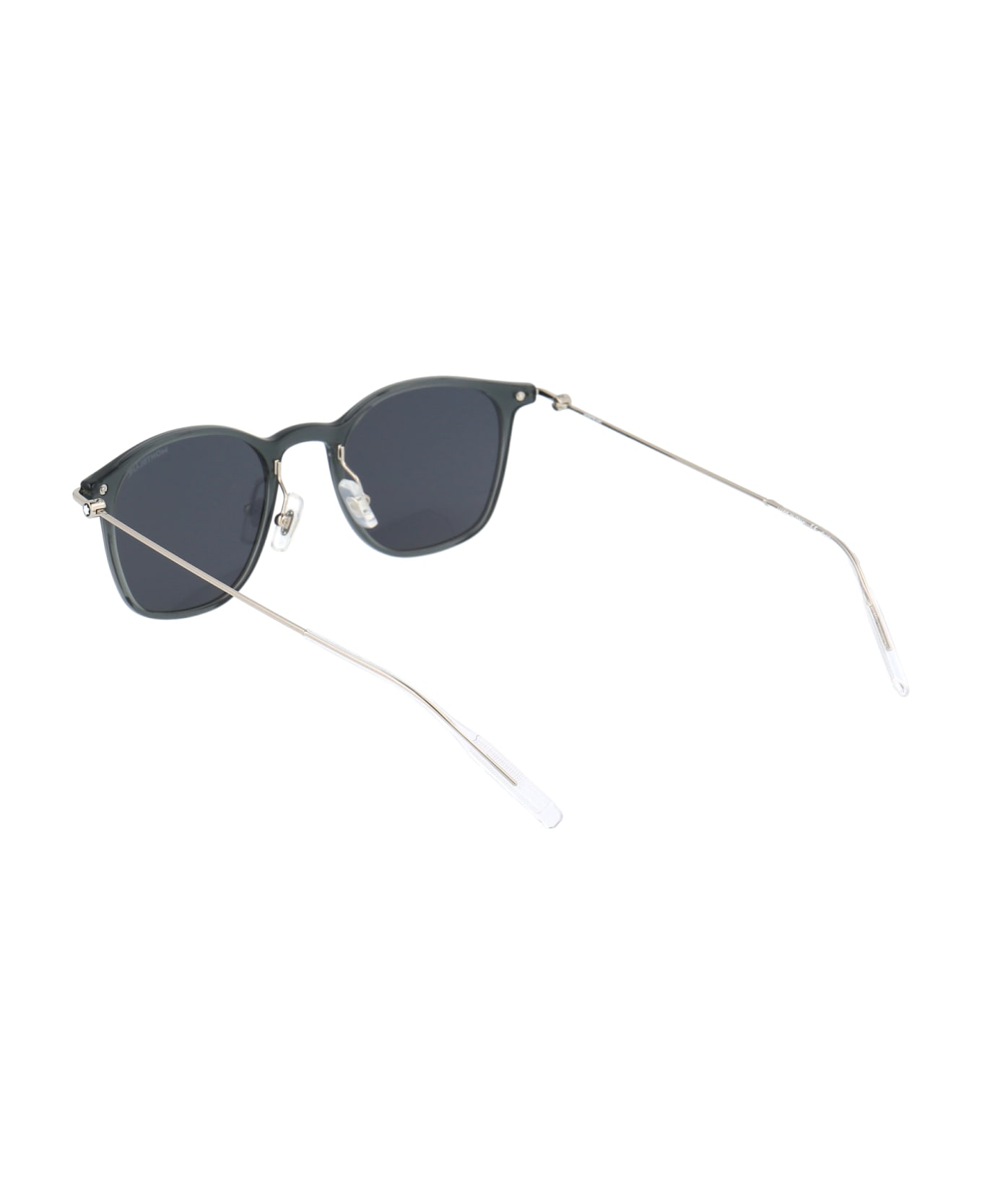 Montblanc Mb0098s Sunglasses - 001 GREY SILVER GREY