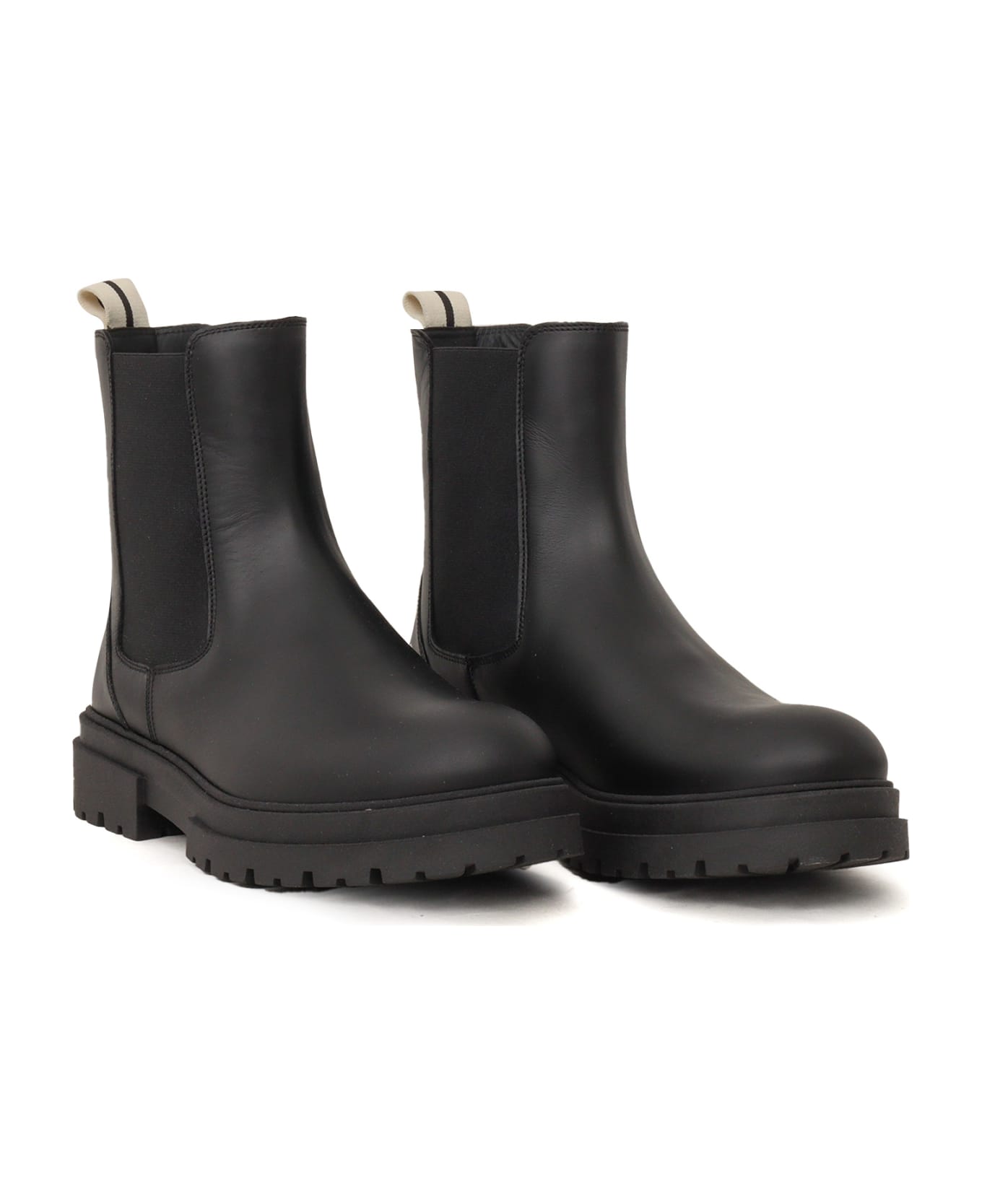 Palm Angels Pa Chelsea Boot Black White - BLACK