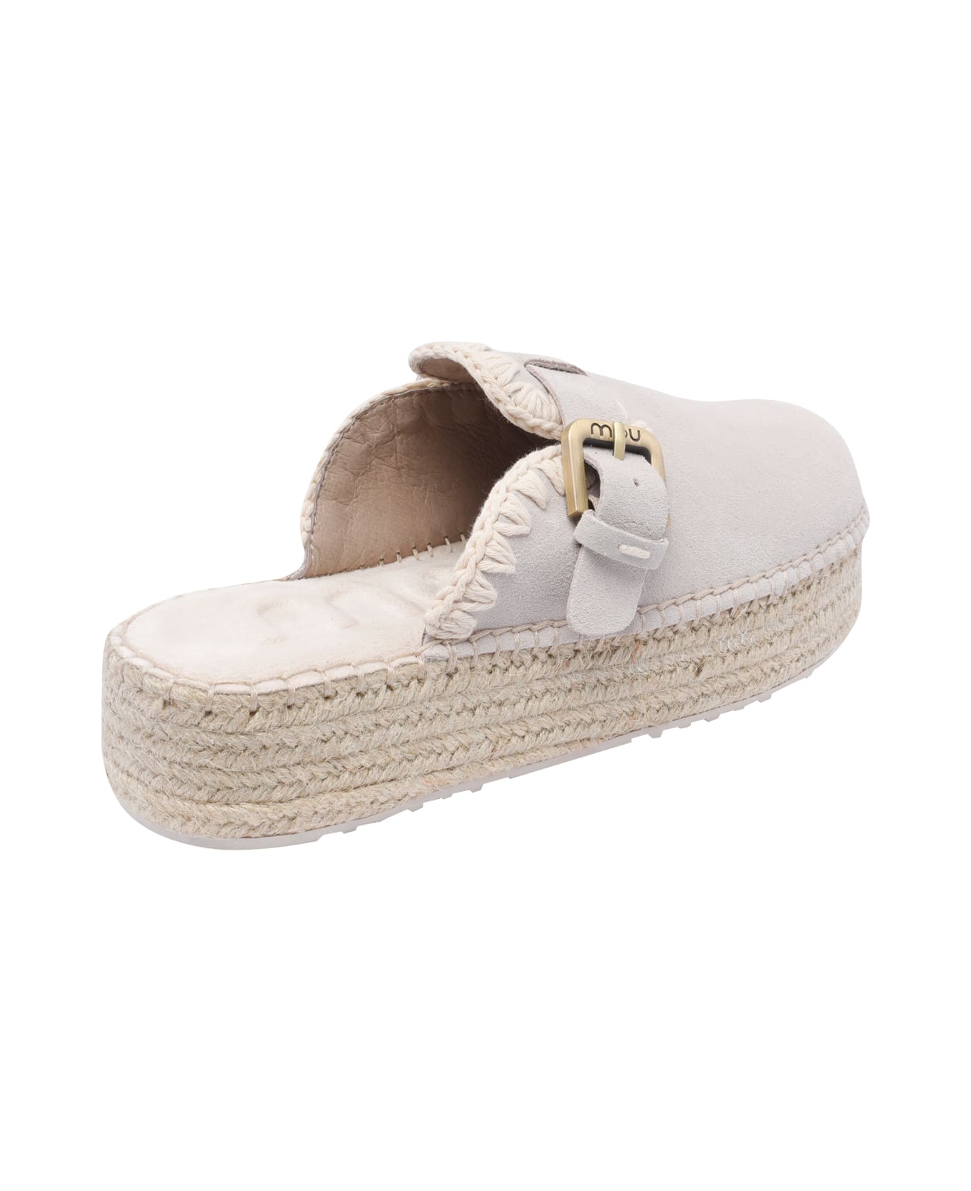 Mou Jute Clog - White