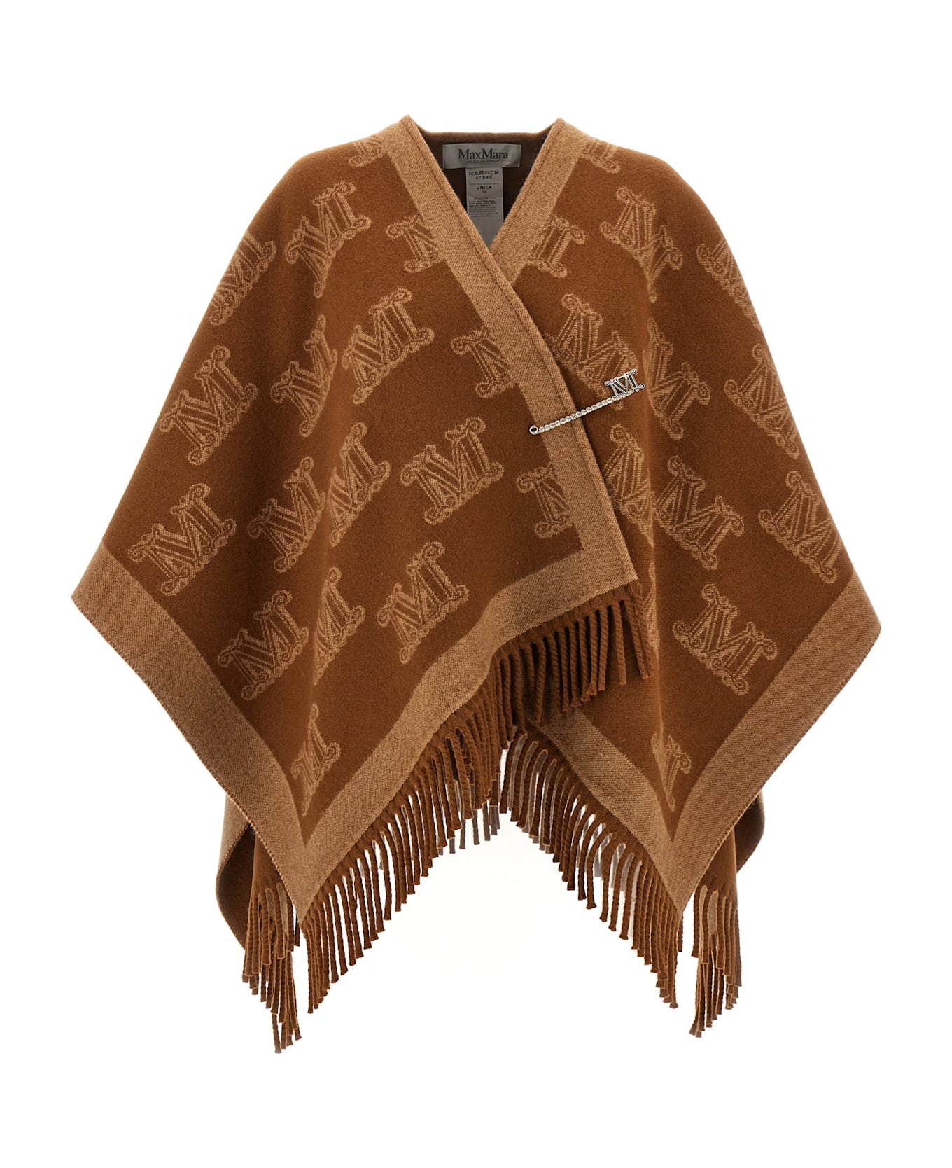 Max Mara 'frine' Cape - Brown