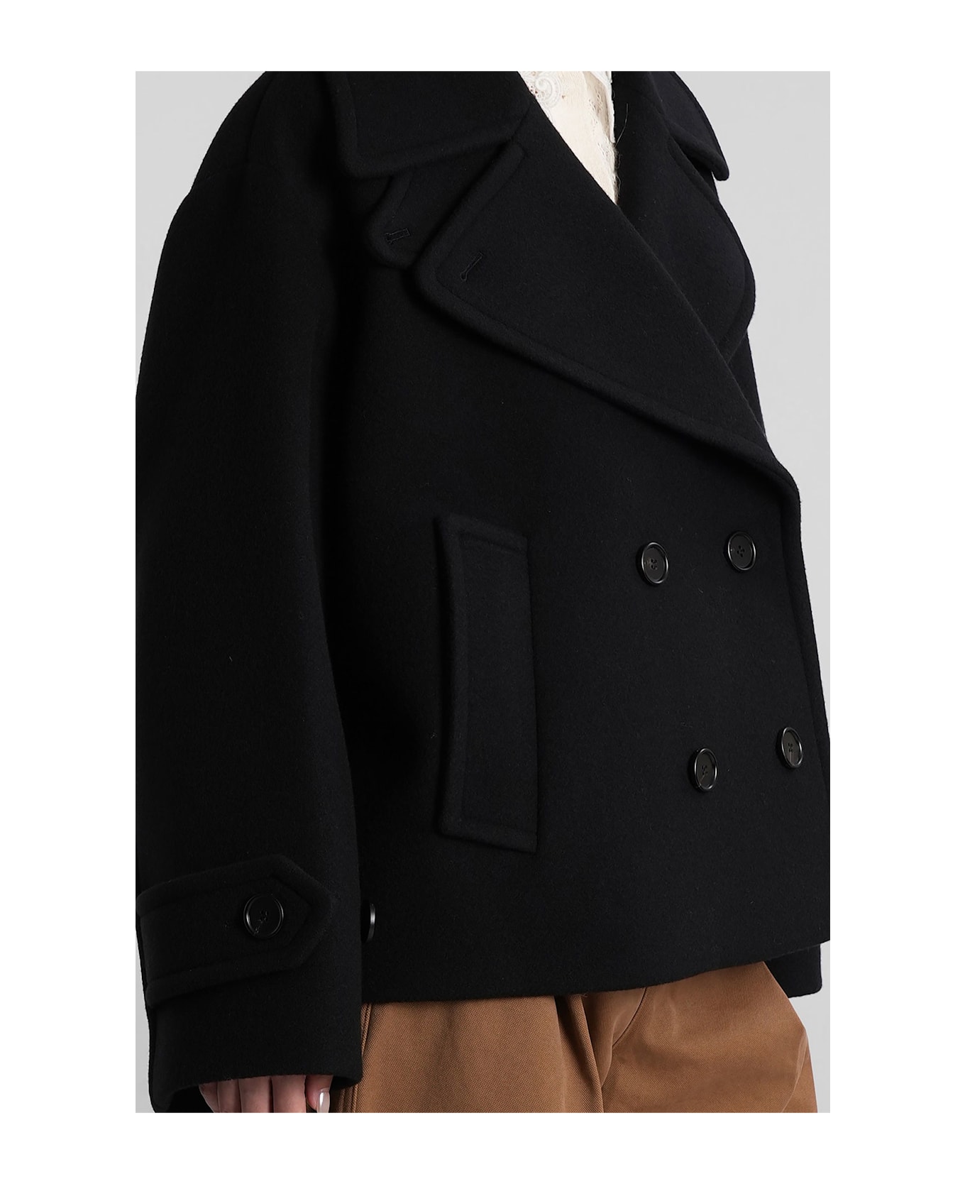 Chloé In Black Wool - black