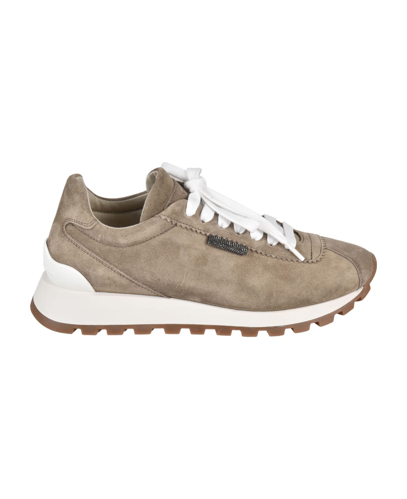 Brunello Cucinelli Classic Lace-up Sneakers - Ice