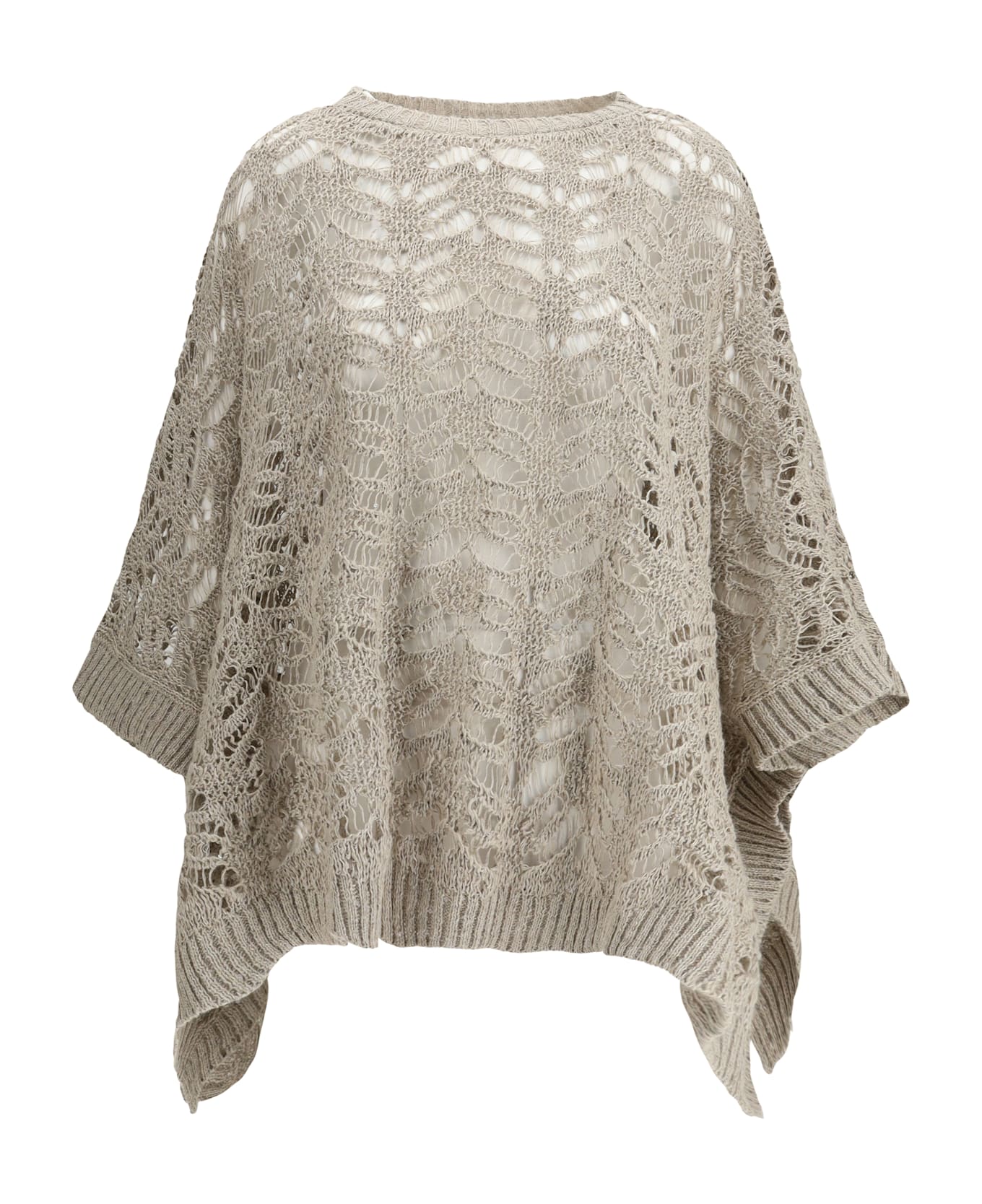 Brunello Cucinelli Crocheted Poncho